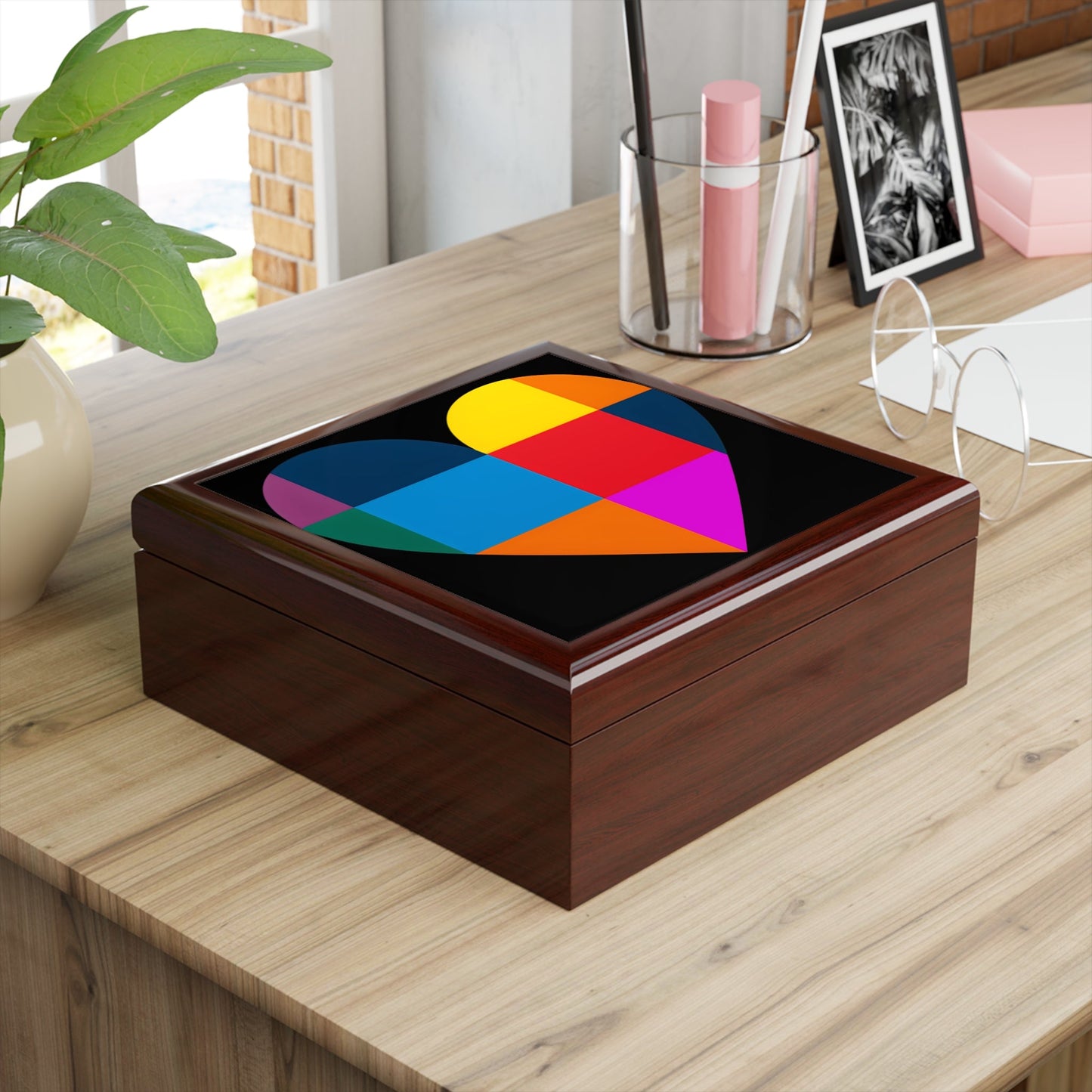 Pop Art Heart Jewelry & Gift Box