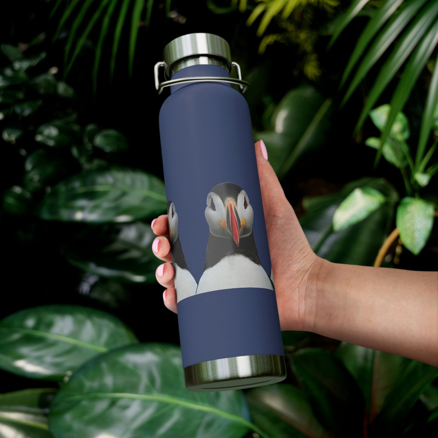 Puffins | Copper Vacuum Insulated Bottle, 22oz