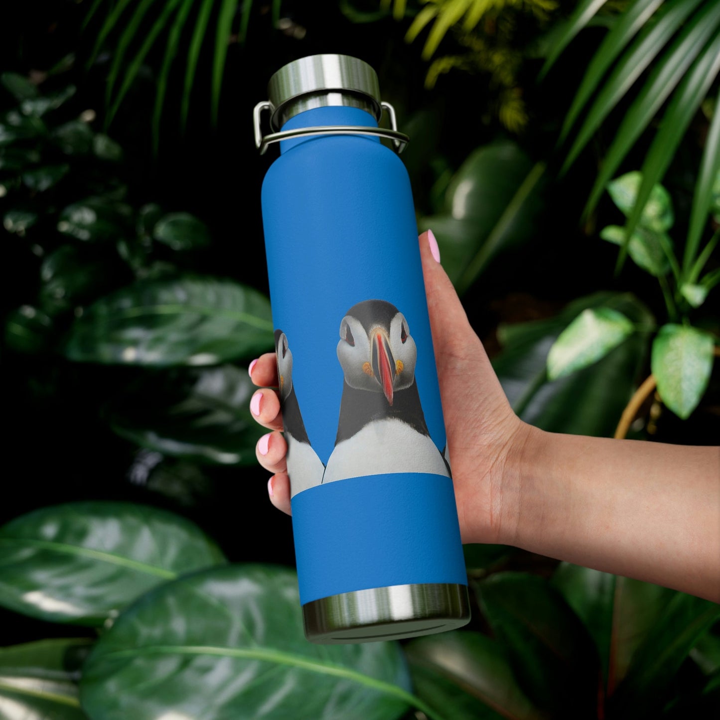 Puffins | Copper Vacuum Insulated Bottle, 22oz