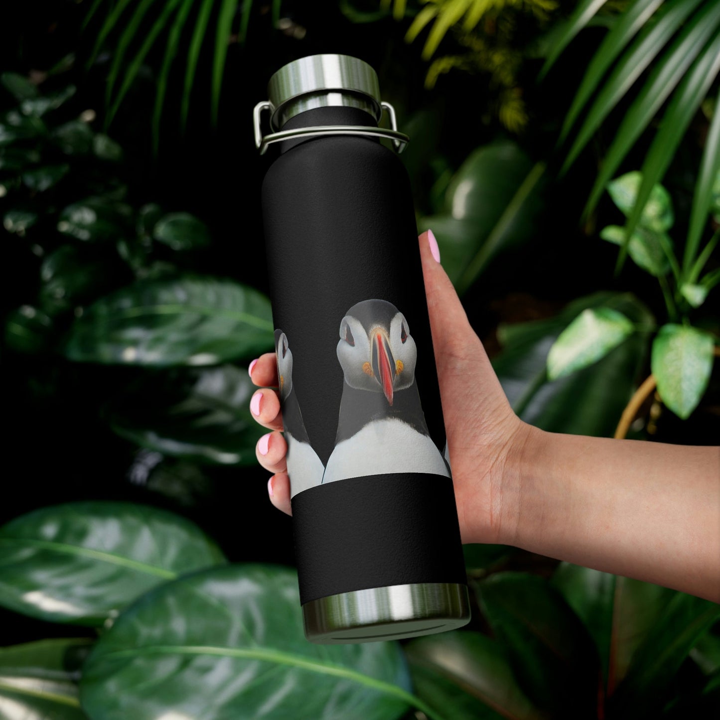 Puffins | Copper Vacuum Insulated Bottle, 22oz