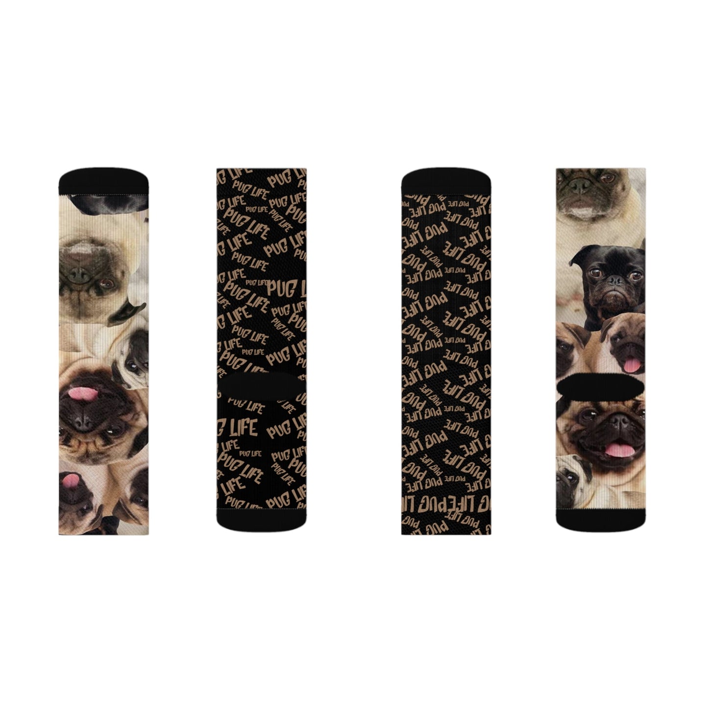 Pug Life Socks Sox pugs faces cute aw