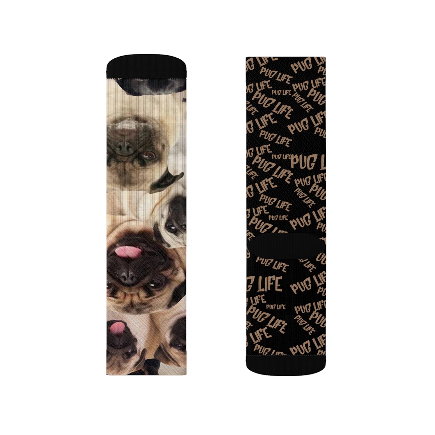 Pug Life Socks Sox pugs faces cute aw