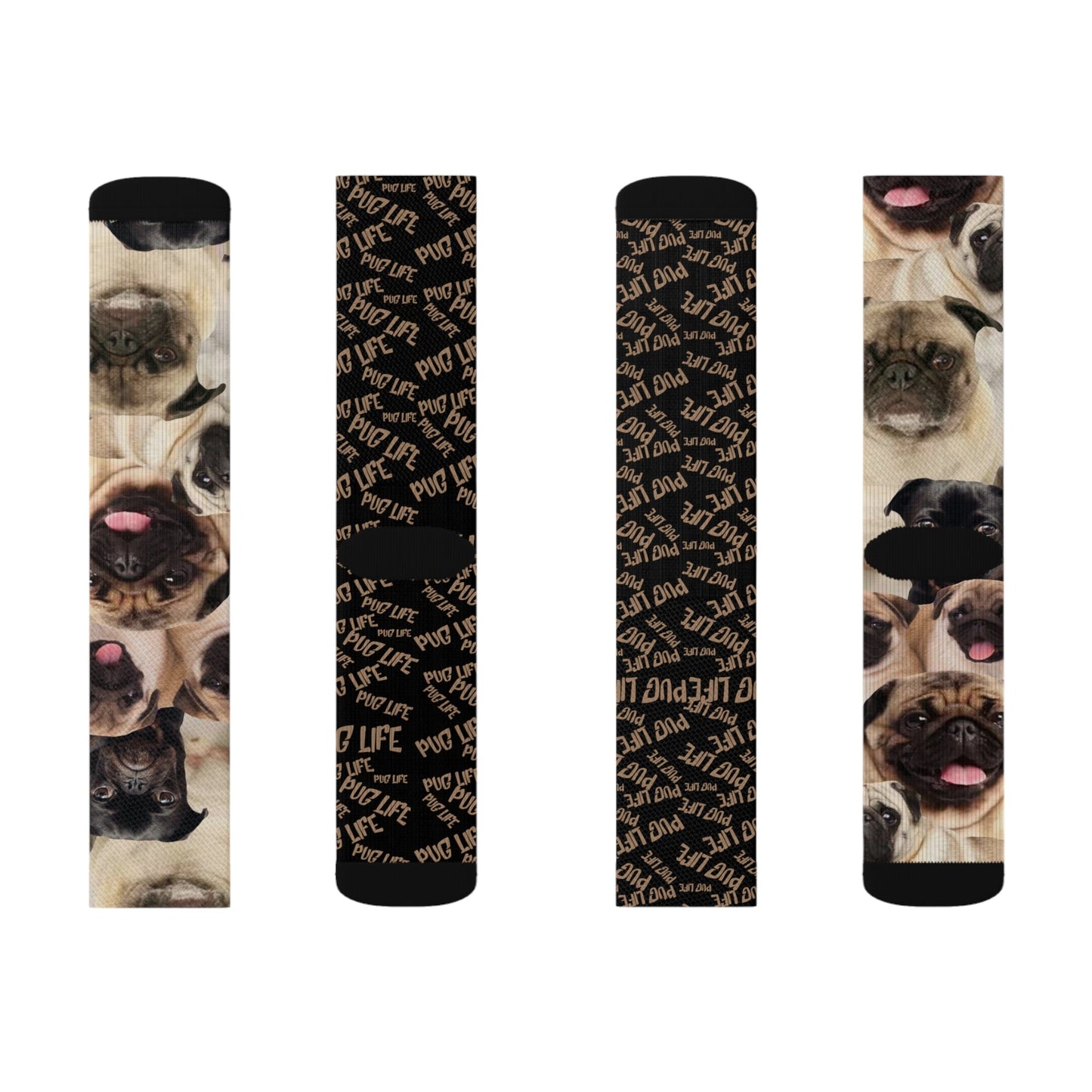 Pug Life Socks Sox pugs faces cute aw