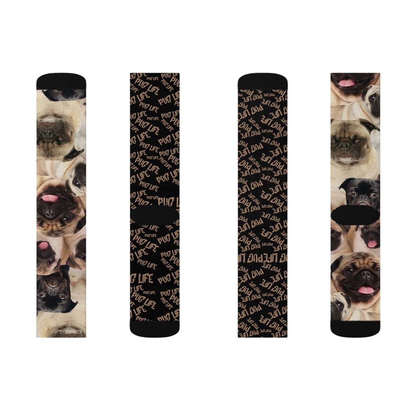 Pug Life Socks Sox pugs faces cute aw