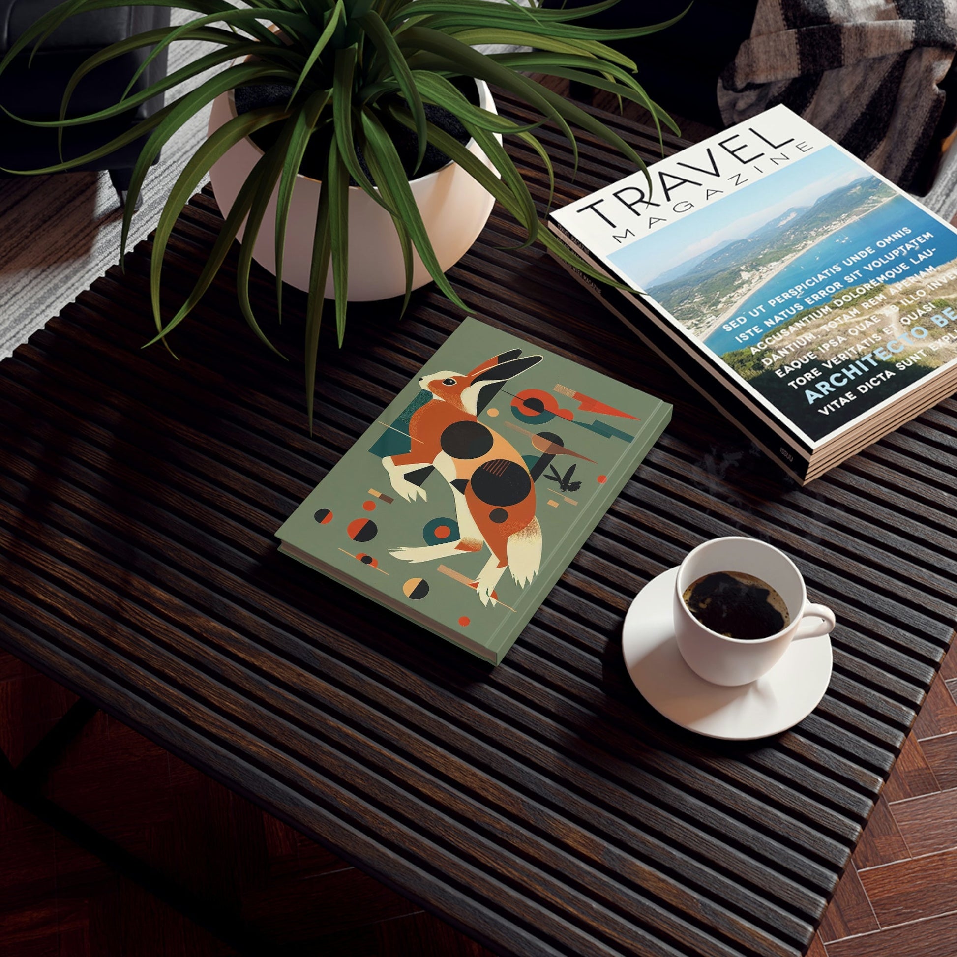 Rabbit Jump Hard Backed Journal