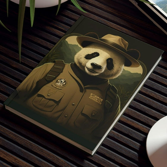 Ranger Panda Bear Hard Backed Journal