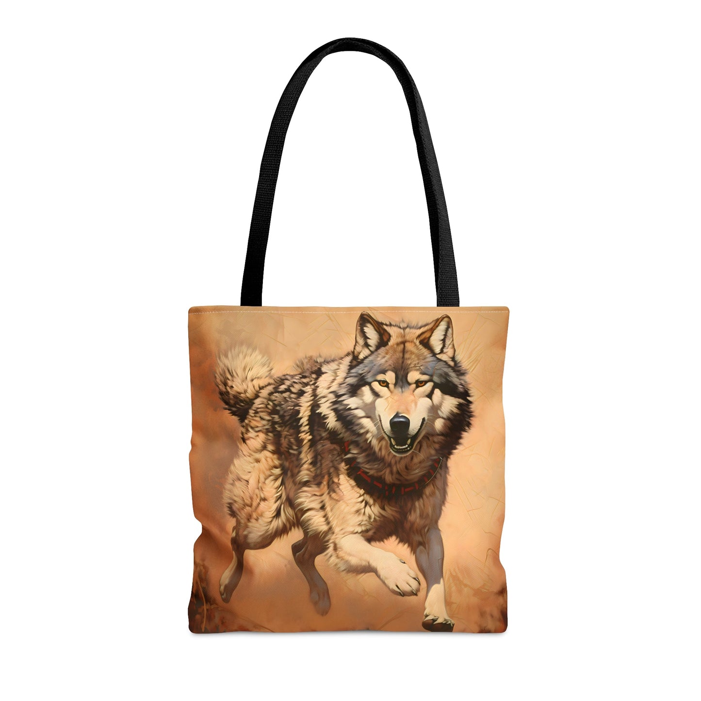 Running Wolf Tote Bag