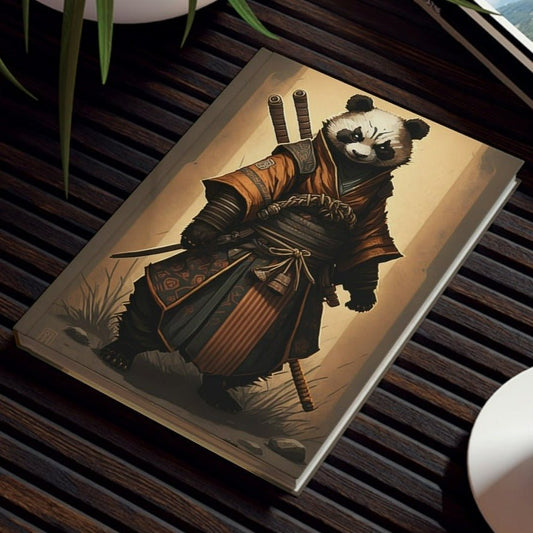 Samurai Panda Hard Backed Journal