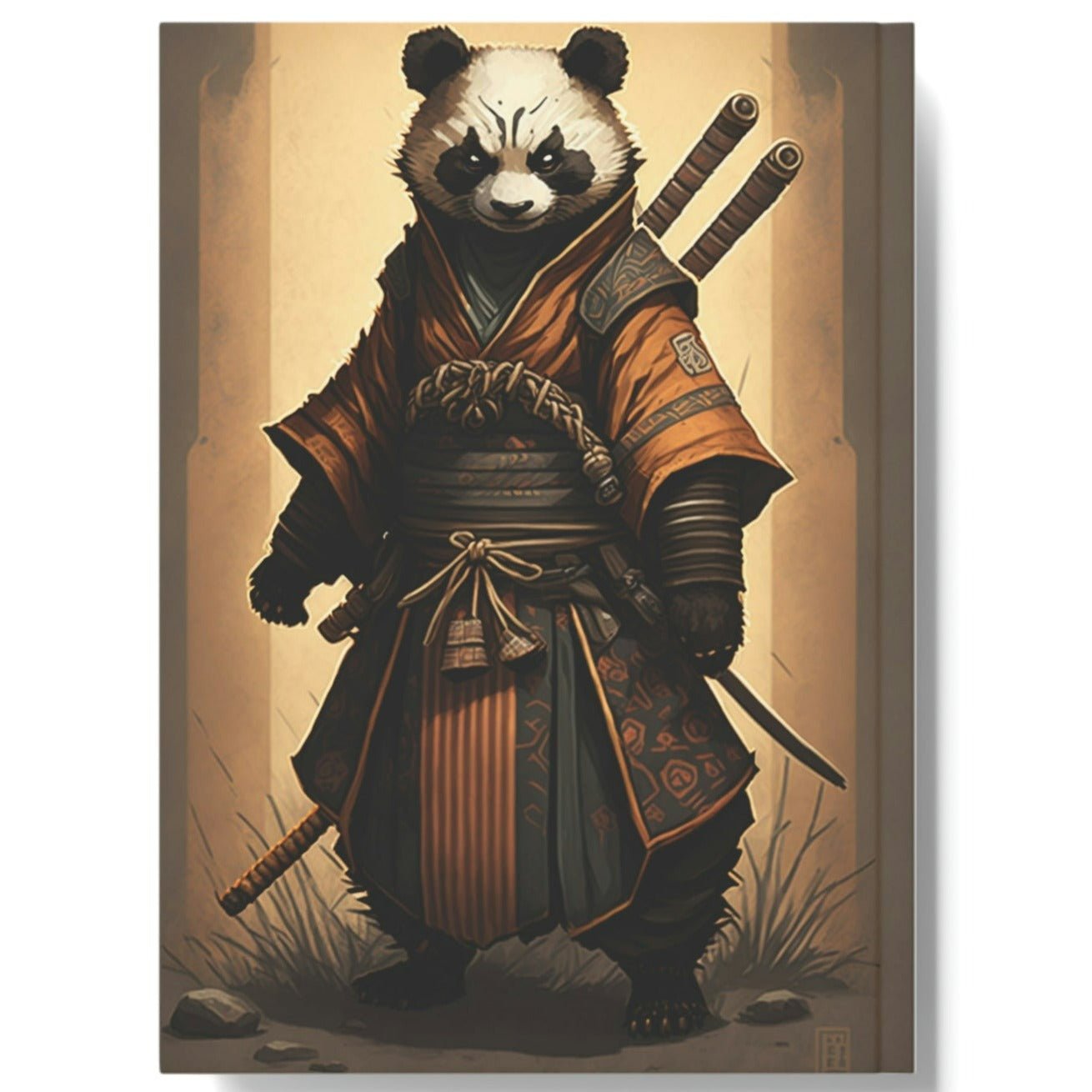 Samurai Panda Hard Backed Journal