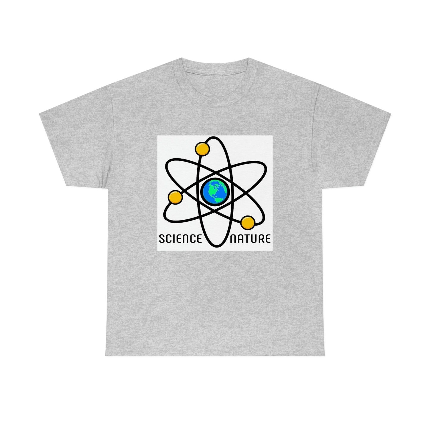 Science and Nature Unisex Heavy Cotton Tee Ecology Recycling Earth Global Warming