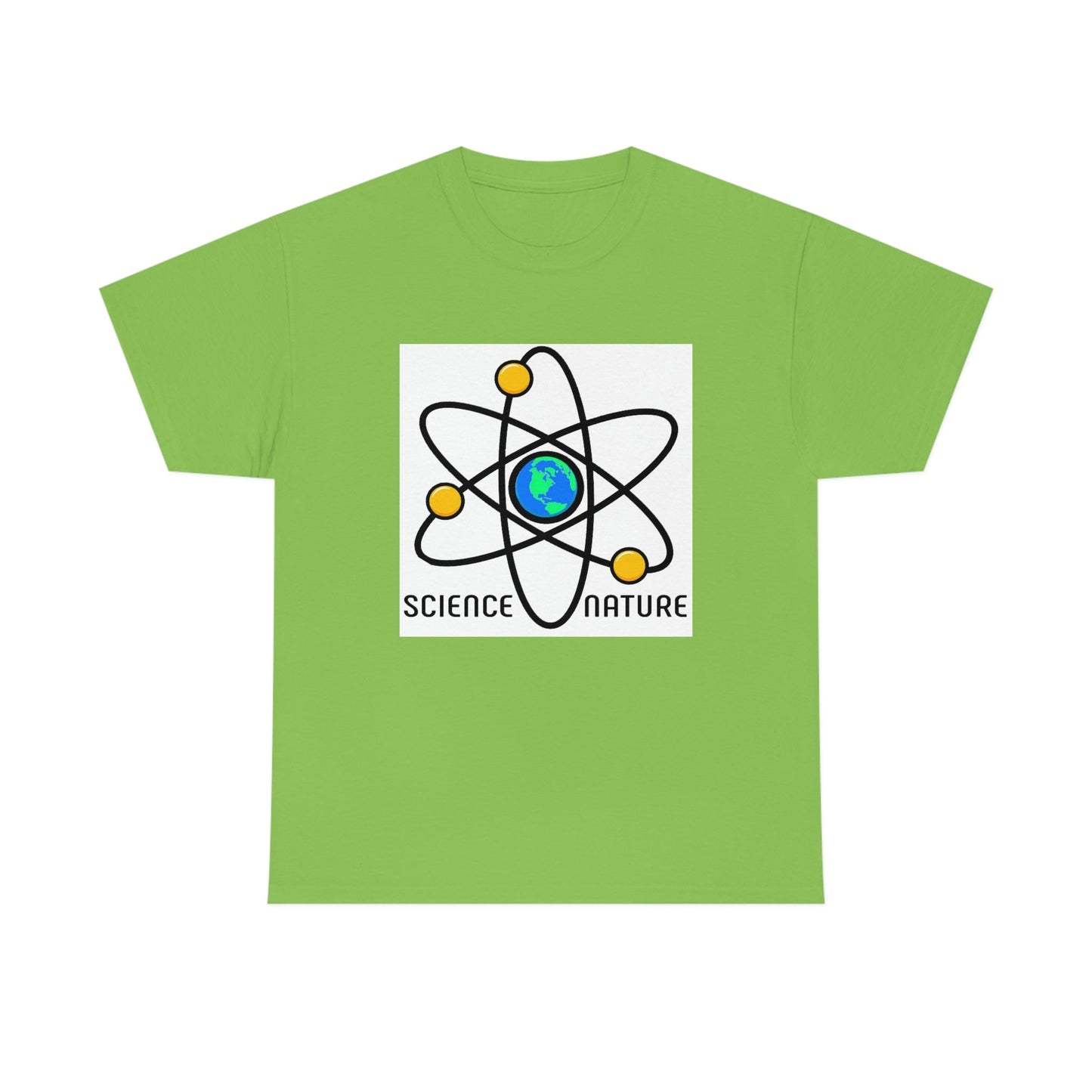 Science and Nature Unisex Heavy Cotton Tee Ecology Recycling Earth Global Warming