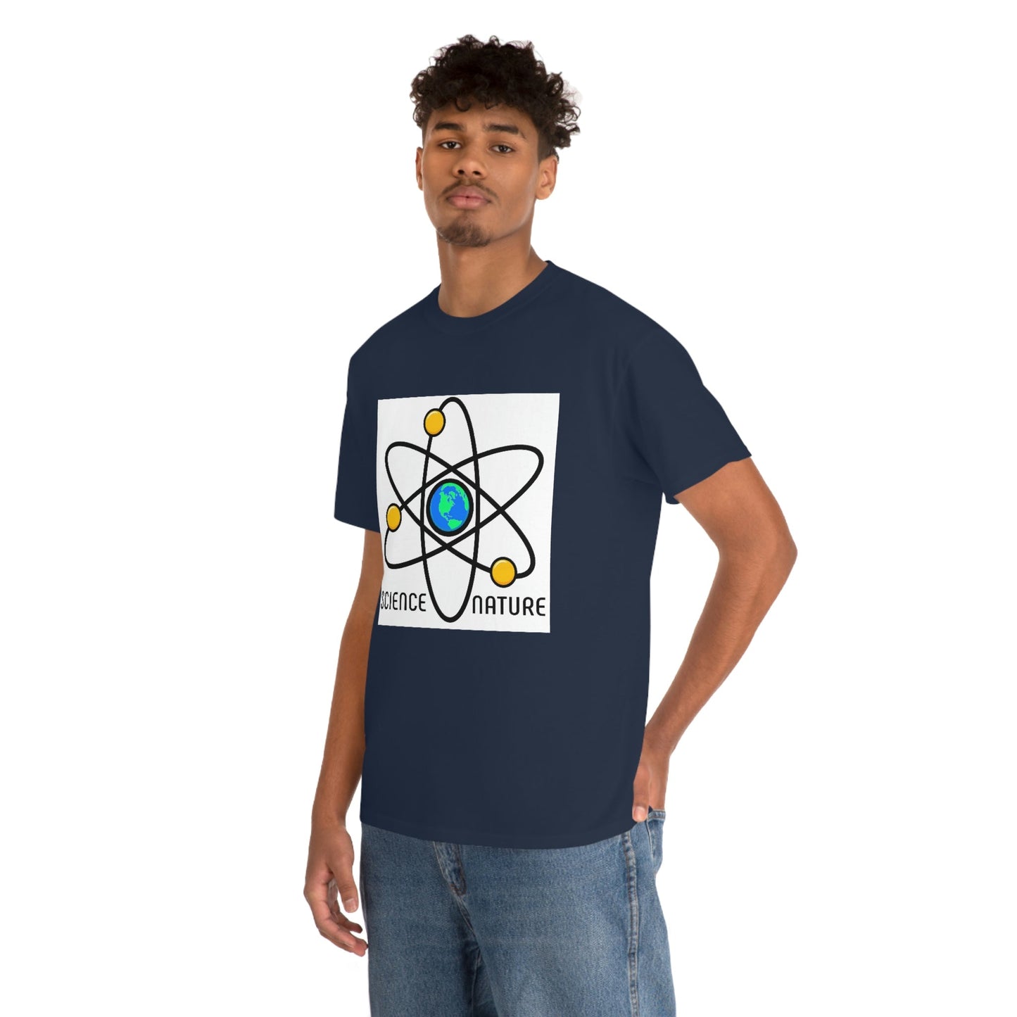 Science and Nature Unisex Heavy Cotton Tee Ecology Recycling Earth Global Warming