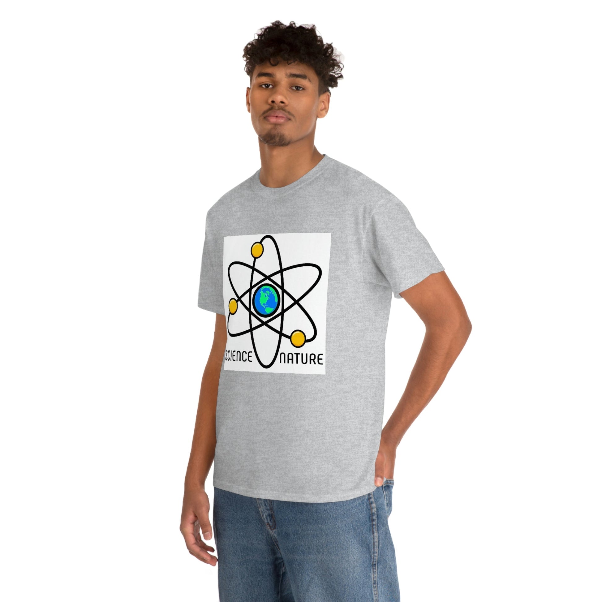 Science and Nature Unisex Heavy Cotton Tee Ecology Recycling Earth Global Warming