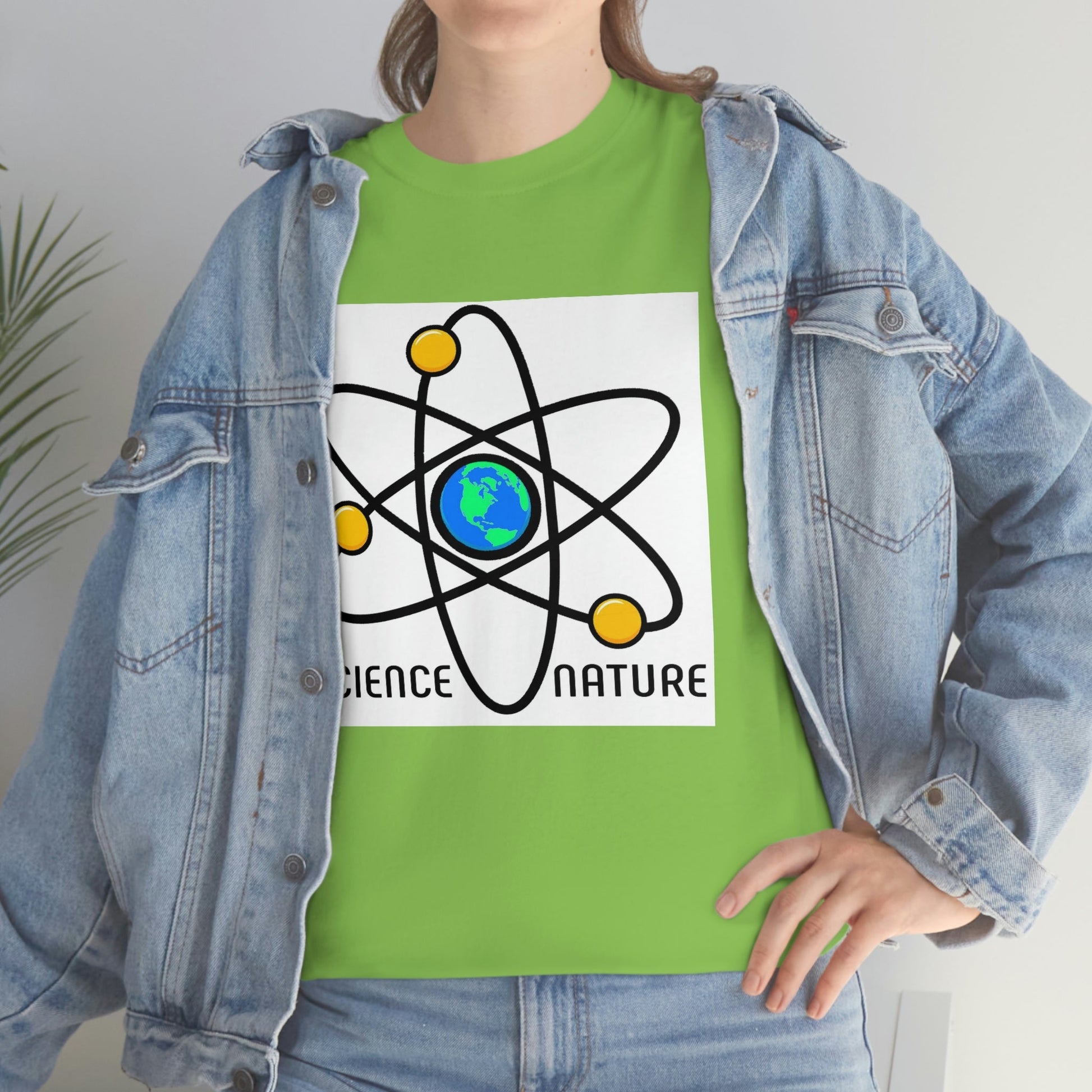 Science and Nature Unisex Heavy Cotton Tee Ecology Recycling Earth Global Warming