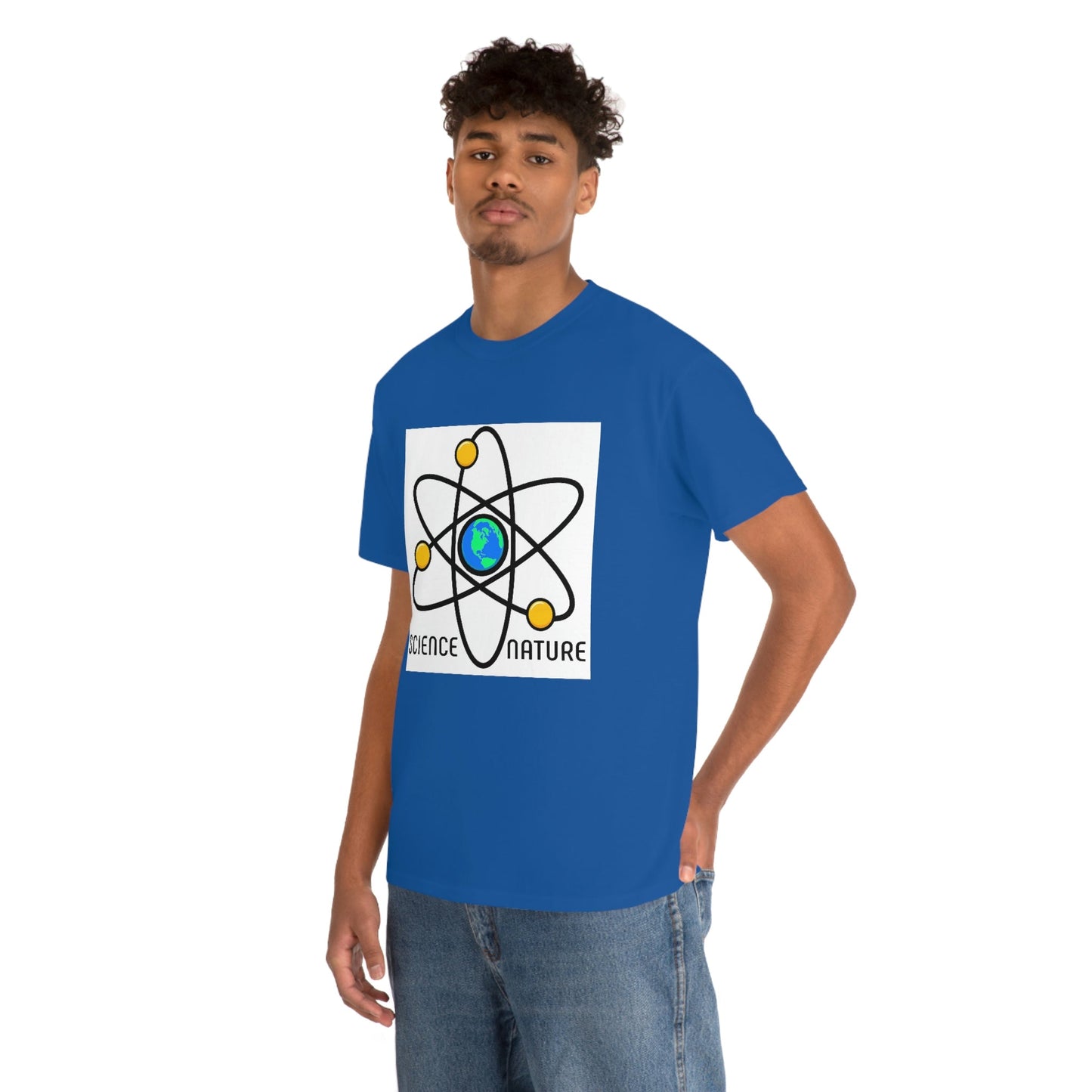 Science and Nature Unisex Heavy Cotton Tee Ecology Recycling Earth Global Warming