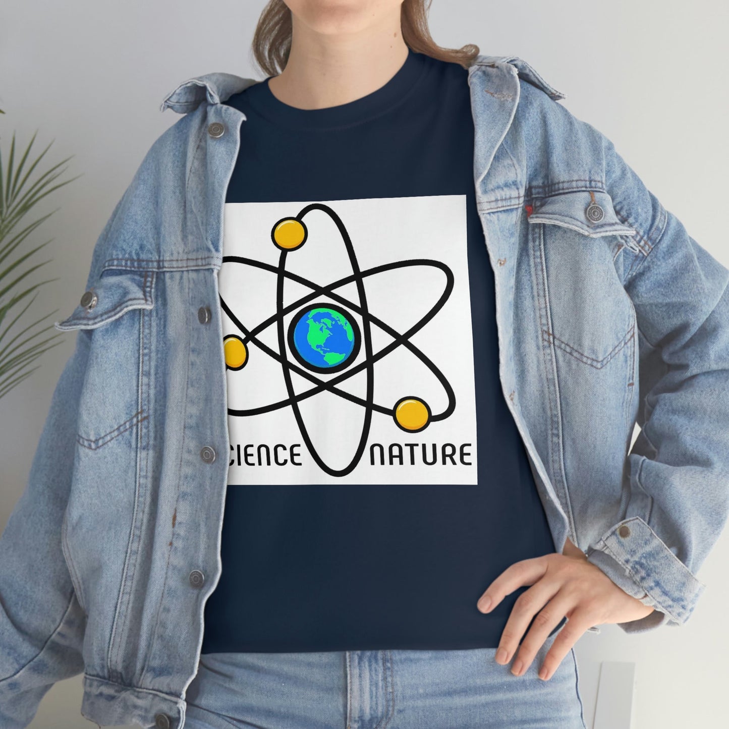 Science and Nature Unisex Heavy Cotton Tee Ecology Recycling Earth Global Warming