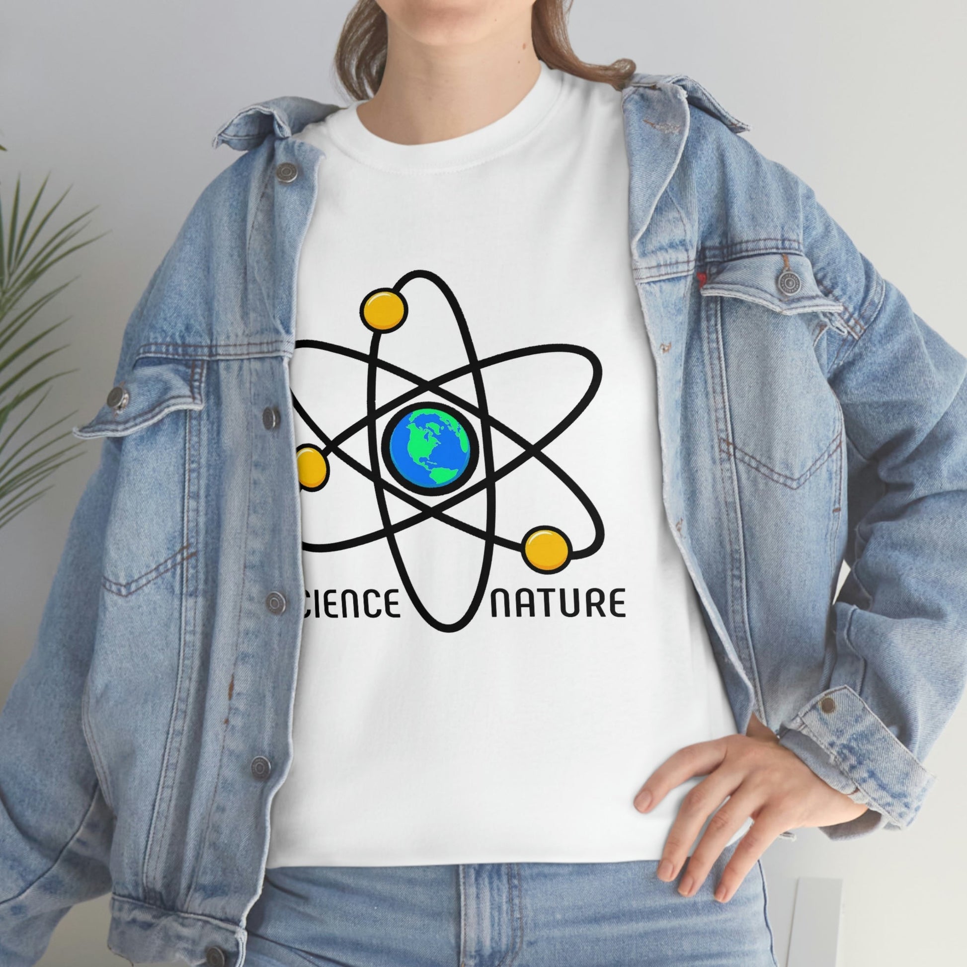 Science and Nature Unisex Heavy Cotton Tee Ecology Recycling Earth Global Warming