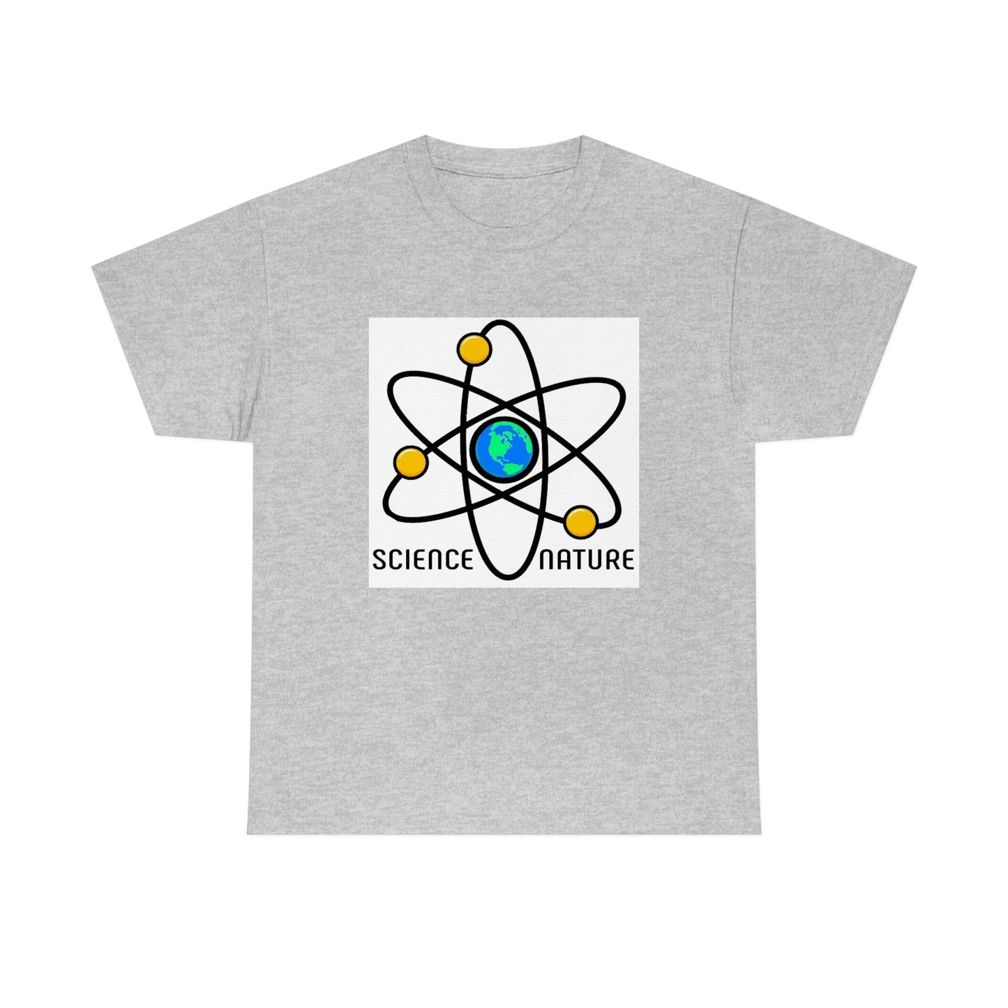 Science and Nature Unisex Heavy Cotton Tee Ecology Recycling Earth Global Warming