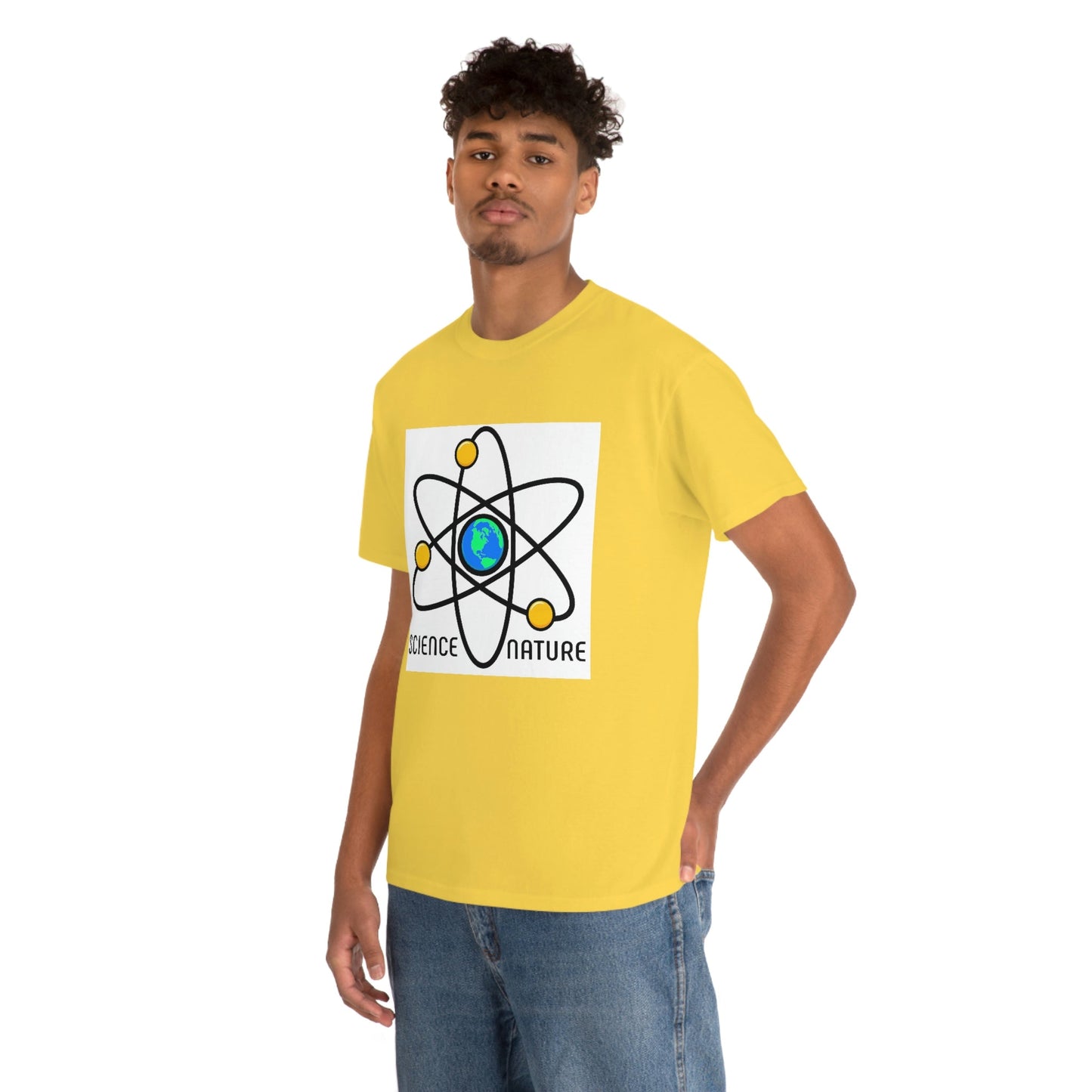Science and Nature Unisex Heavy Cotton Tee Ecology Recycling Earth Global Warming