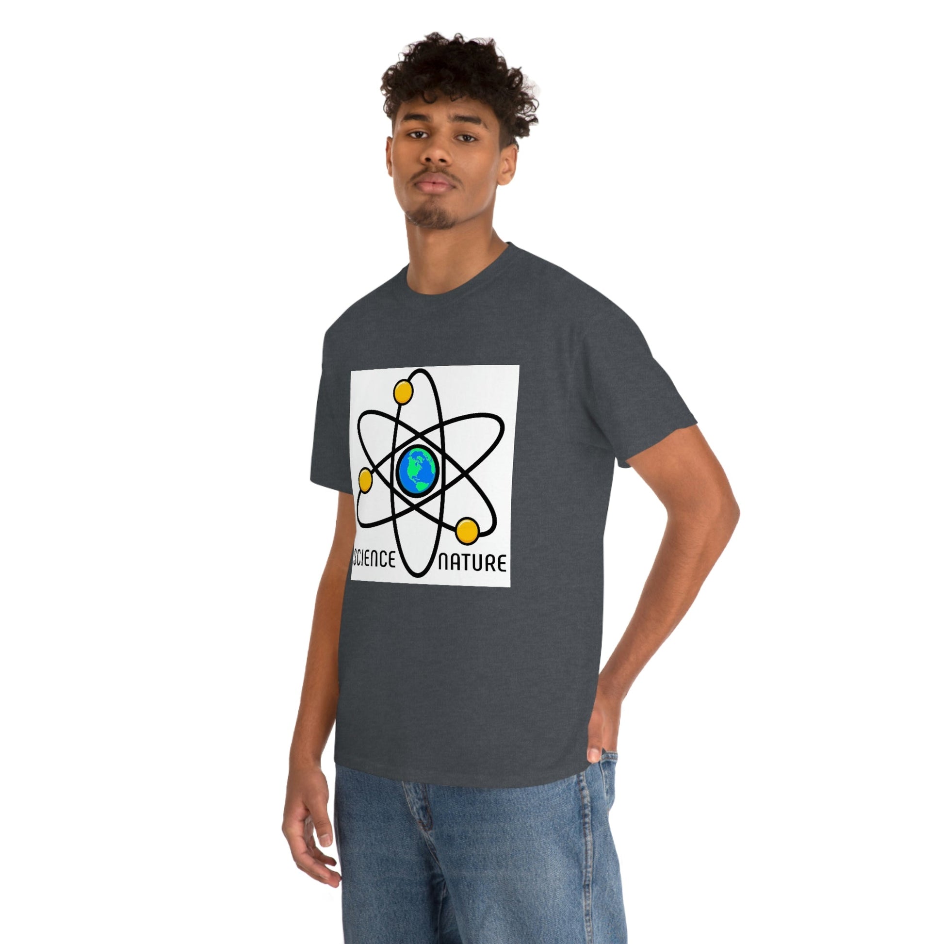 Science and Nature Unisex Heavy Cotton Tee Ecology Recycling Earth Global Warming