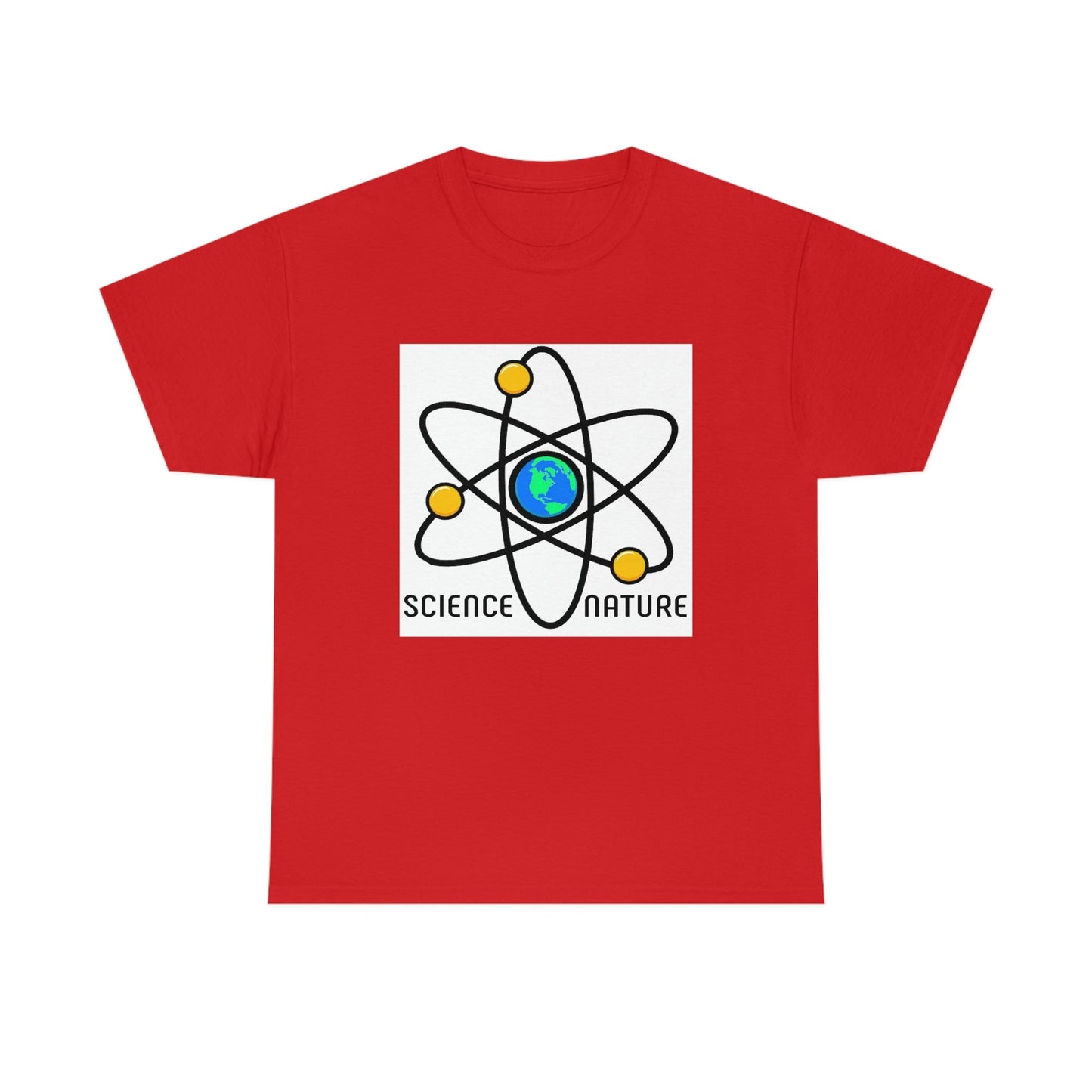 Science and Nature Unisex Heavy Cotton Tee Ecology Recycling Earth Global Warming