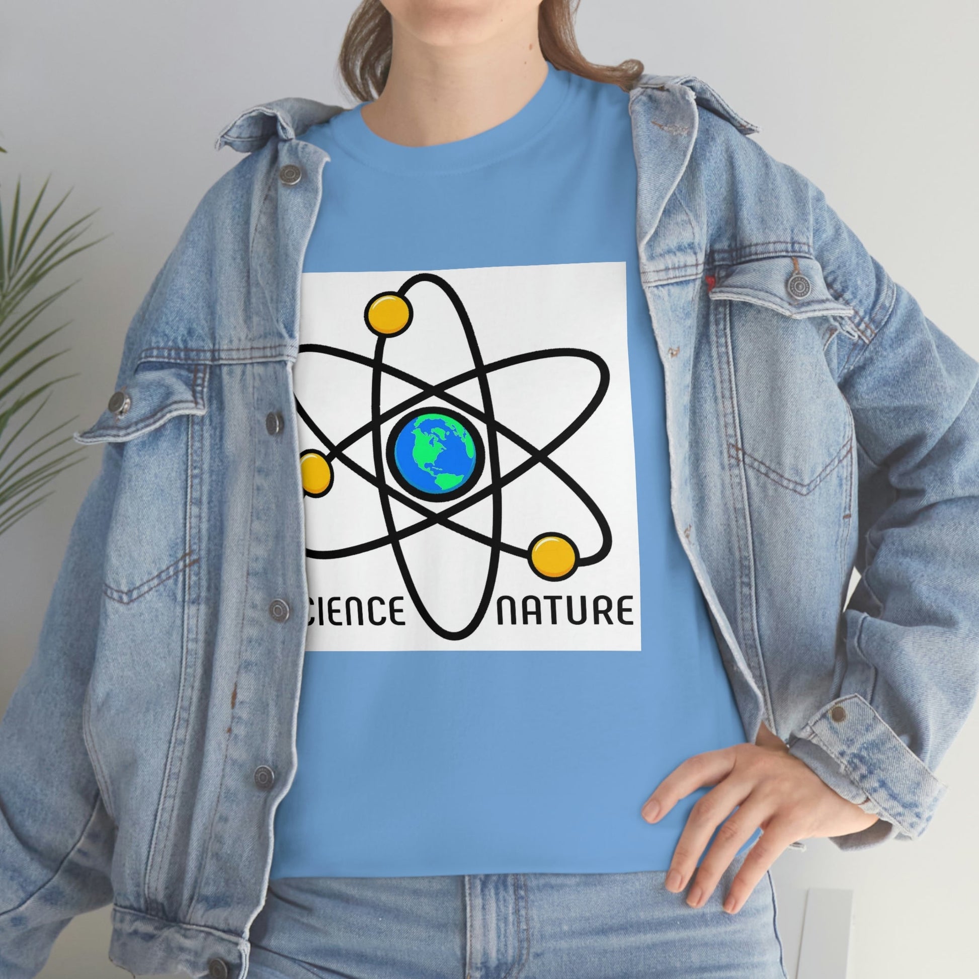 Science and Nature Unisex Heavy Cotton Tee Ecology Recycling Earth Global Warming