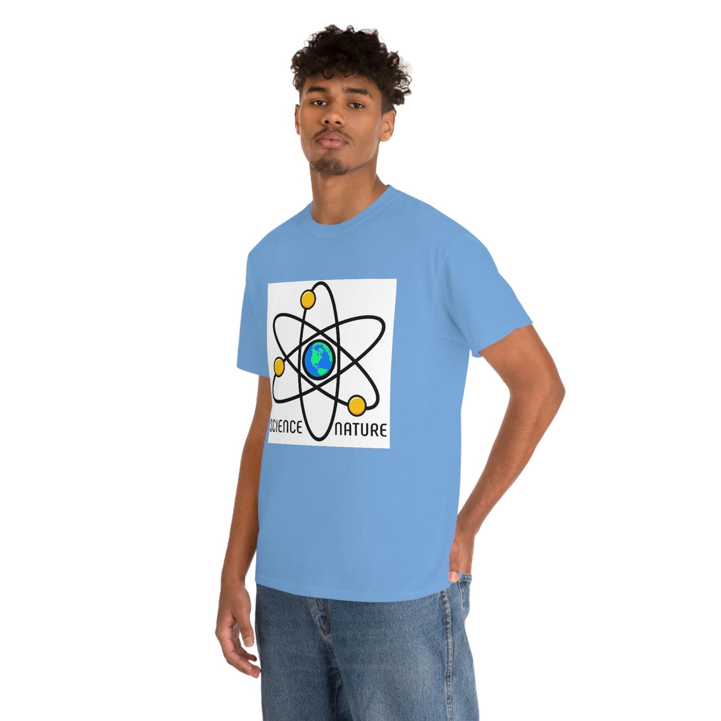 Science and Nature Unisex Heavy Cotton Tee Ecology Recycling Earth Global Warming
