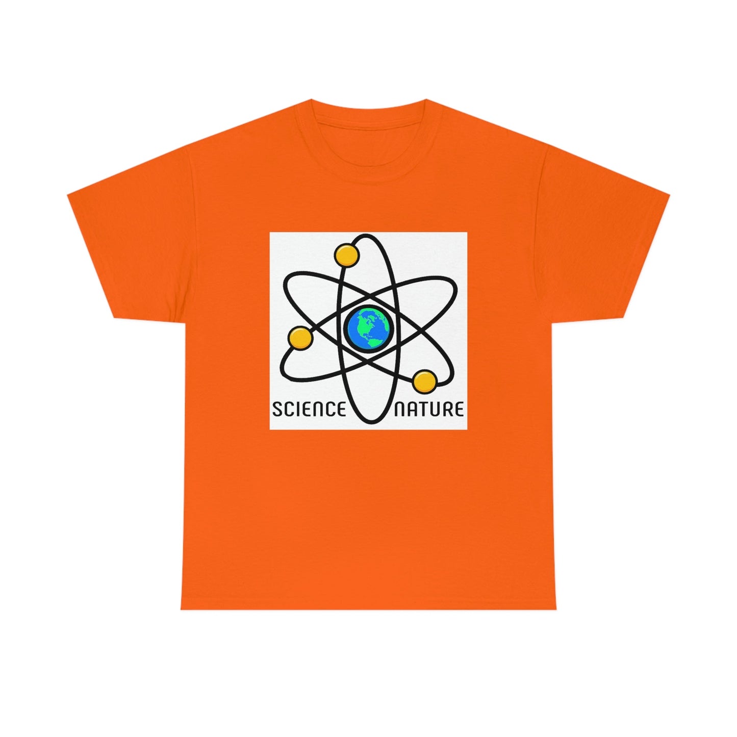 Science and Nature Unisex Heavy Cotton Tee Ecology Recycling Earth Global Warming