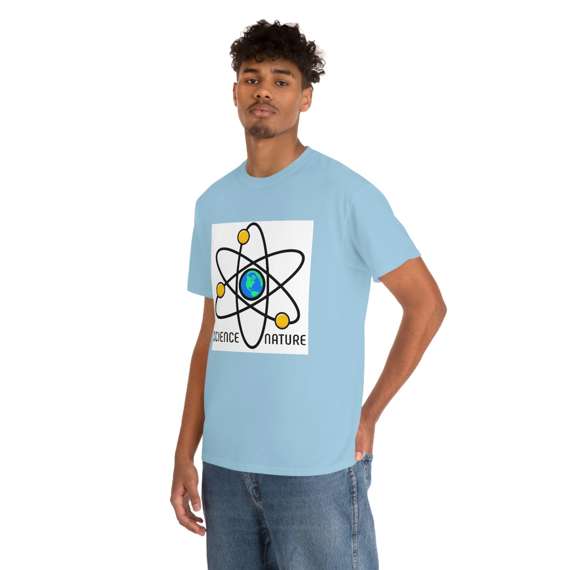 Science and Nature Unisex Heavy Cotton Tee Ecology Recycling Earth Global Warming