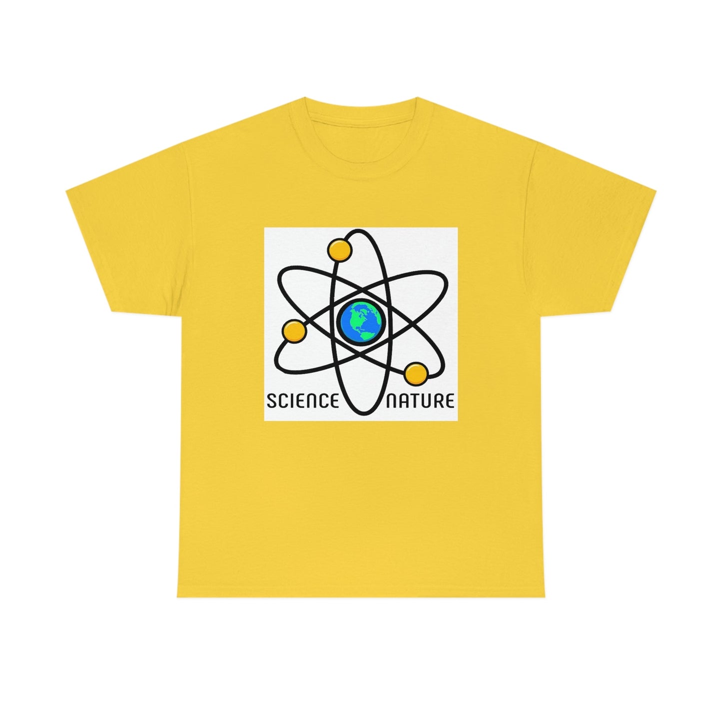 Science and Nature Unisex Heavy Cotton Tee Ecology Recycling Earth Global Warming