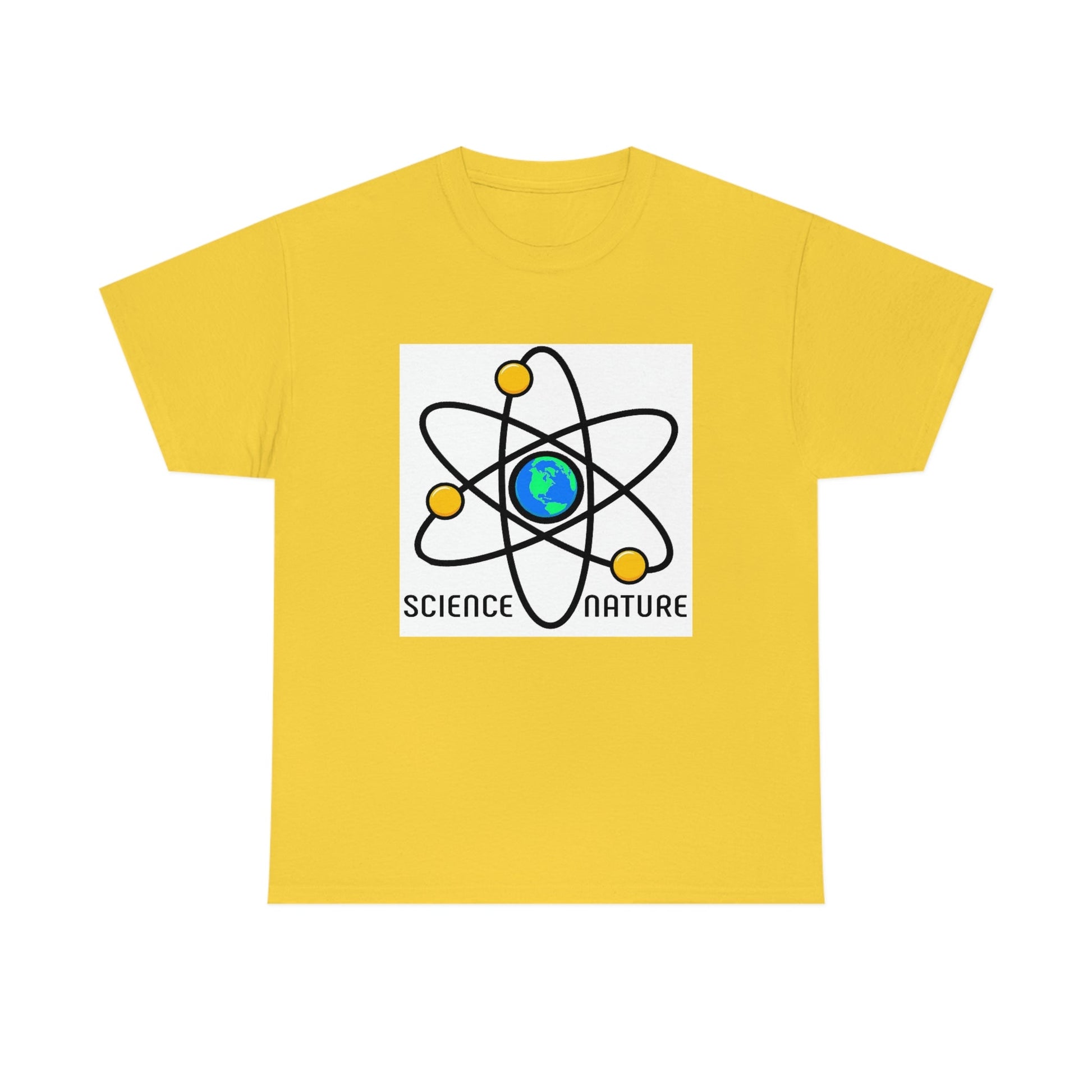 Science and Nature Unisex Heavy Cotton Tee Ecology Recycling Earth Global Warming
