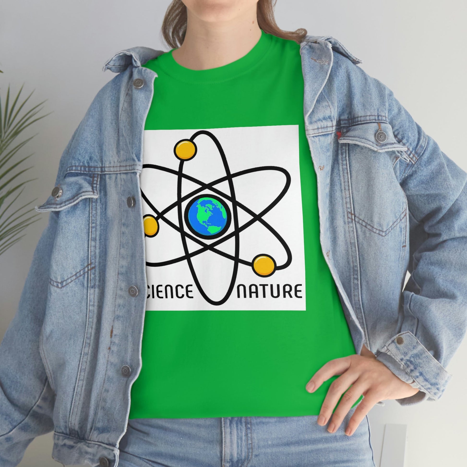 Science and Nature Unisex Heavy Cotton Tee Ecology Recycling Earth Global Warming