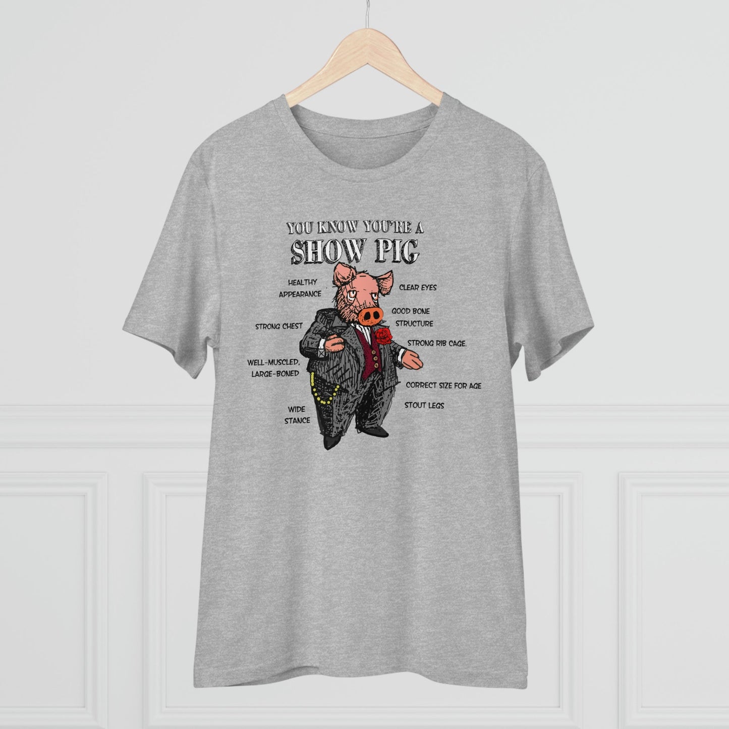 Show Pig Organic Creator T-shirt - Unisex
