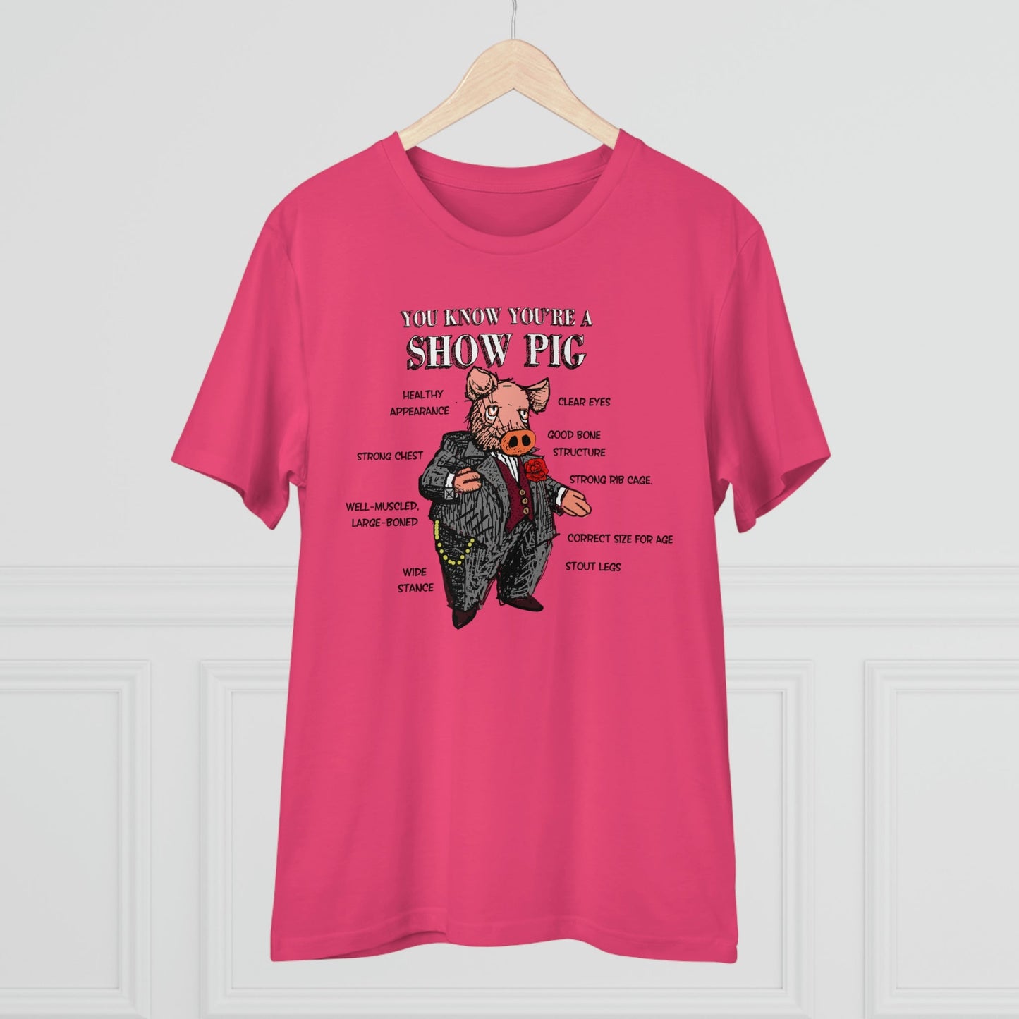 Show Pig Organic Creator T-shirt - Unisex