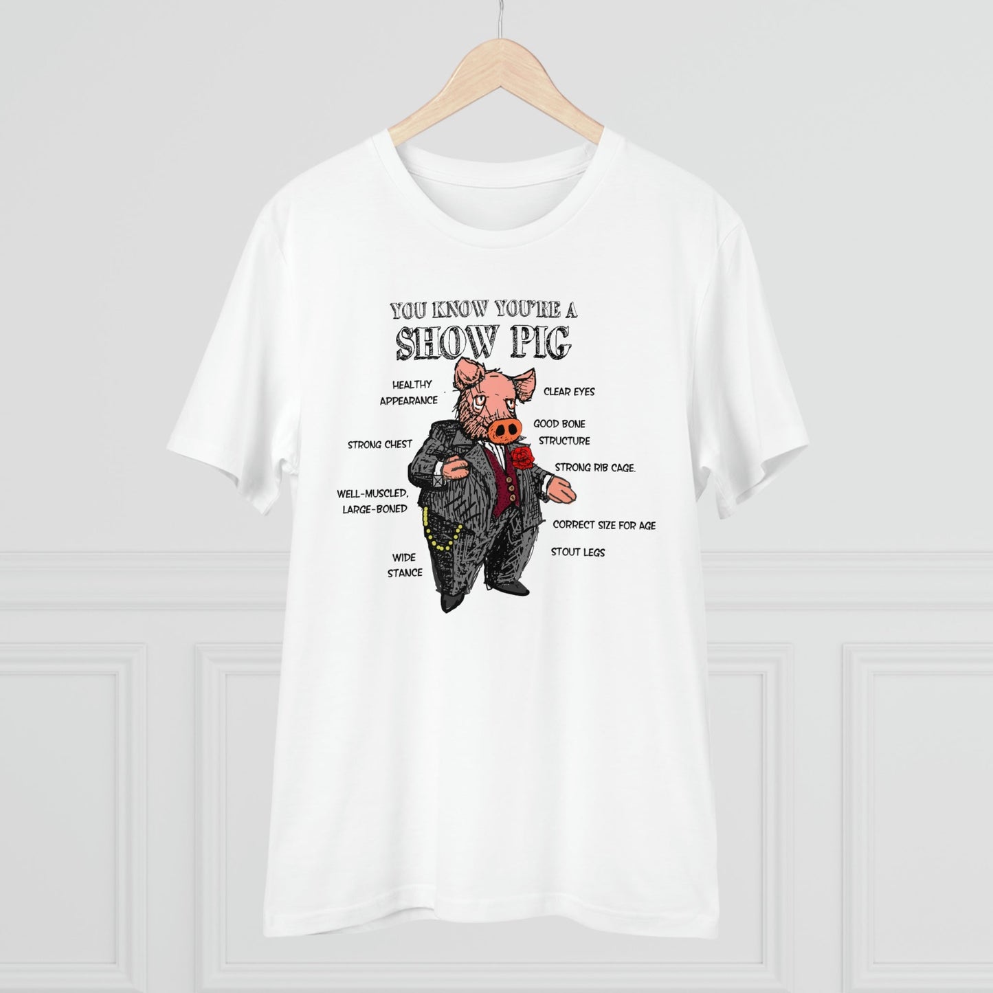 Show Pig Organic Creator T-shirt - Unisex