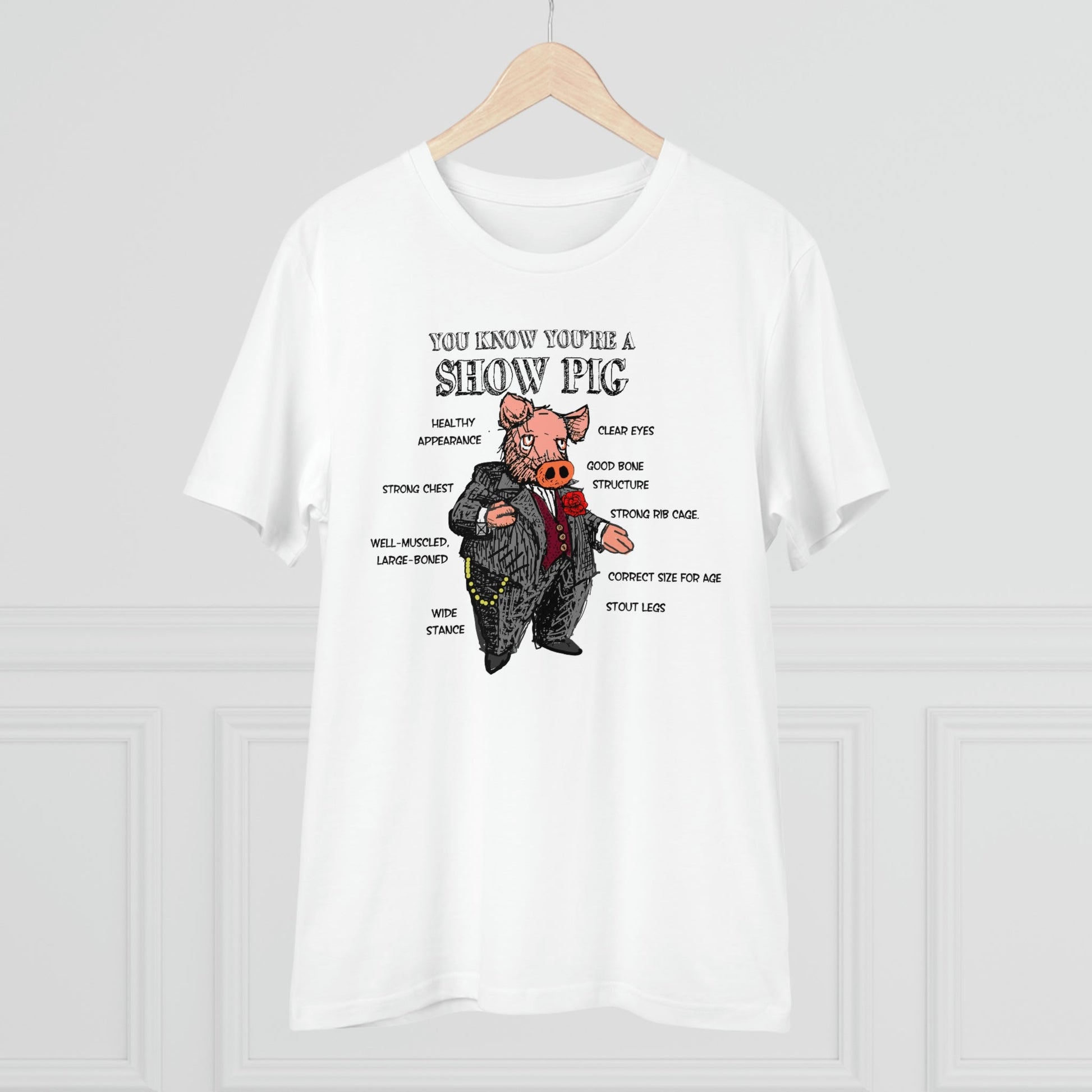 Show Pig Organic Creator T-shirt - Unisex