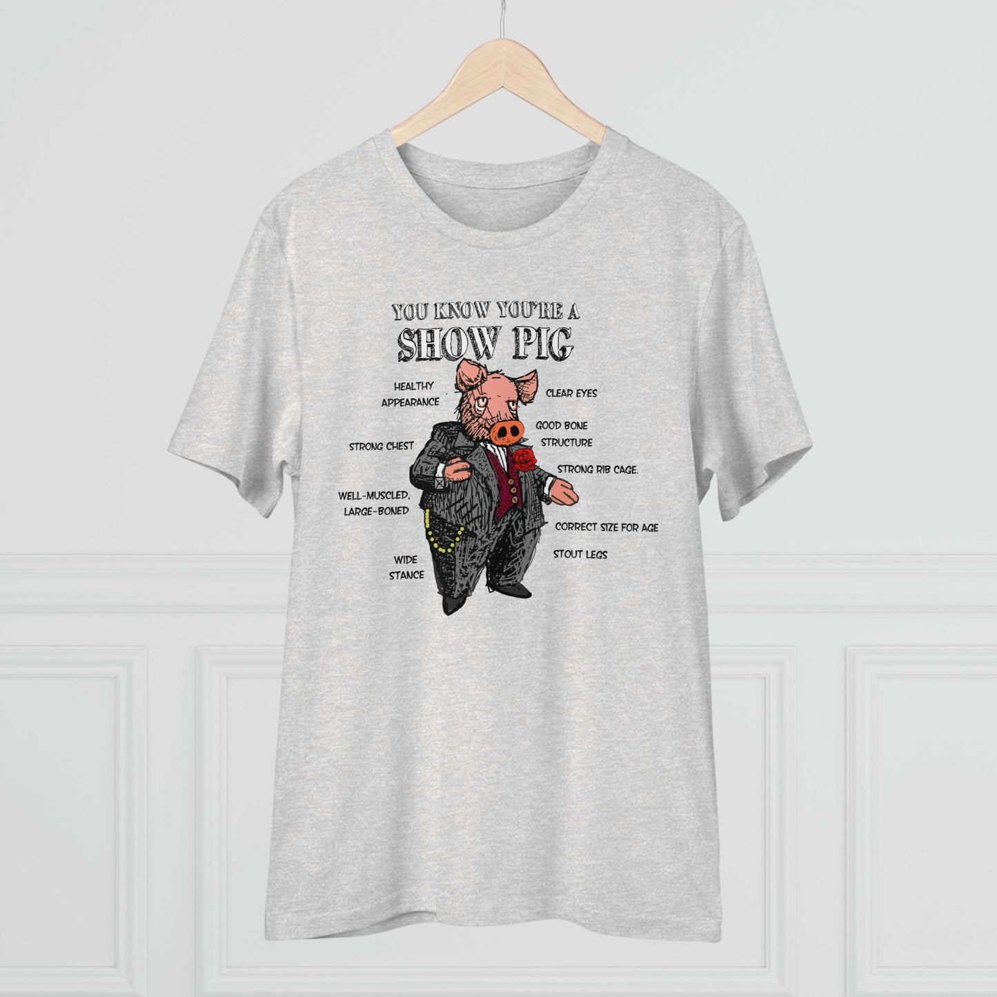 Show Pig Organic Creator T-shirt - Unisex