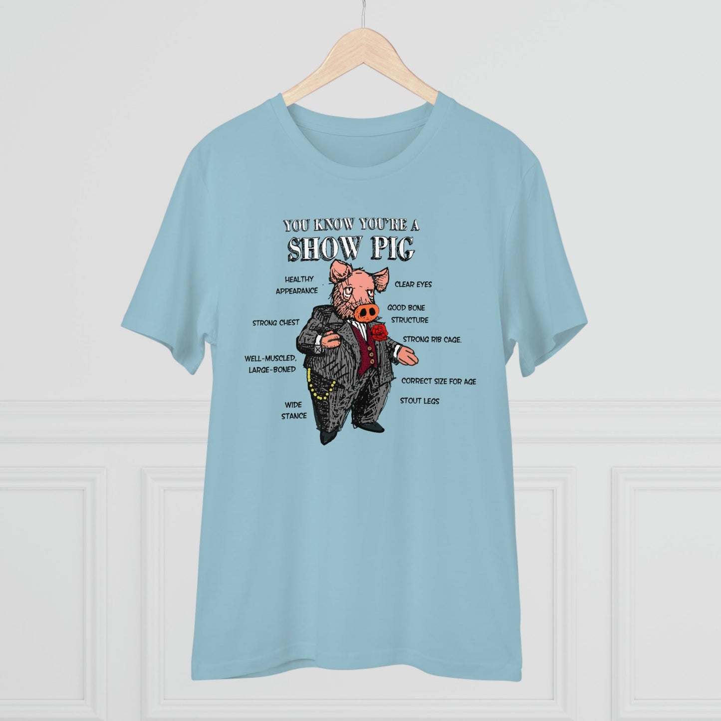 Show Pig Organic Creator T-shirt - Unisex