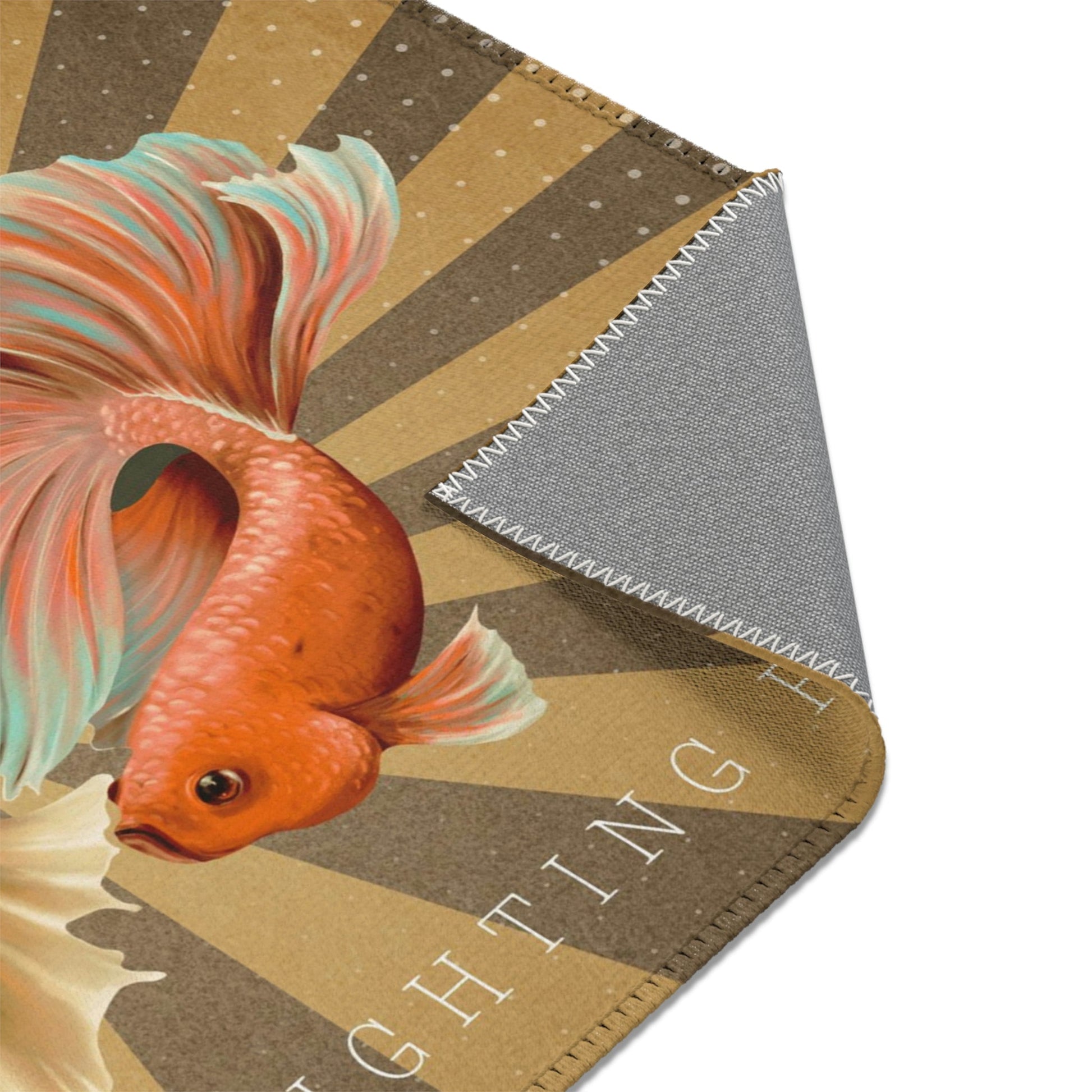 Siamese Fighting Fish Area Rug