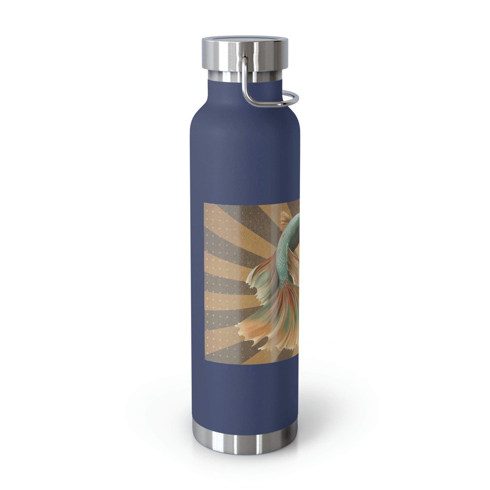 Siamese Fighting Fish | Copper Vacuum Insulated Bottle, 22oz