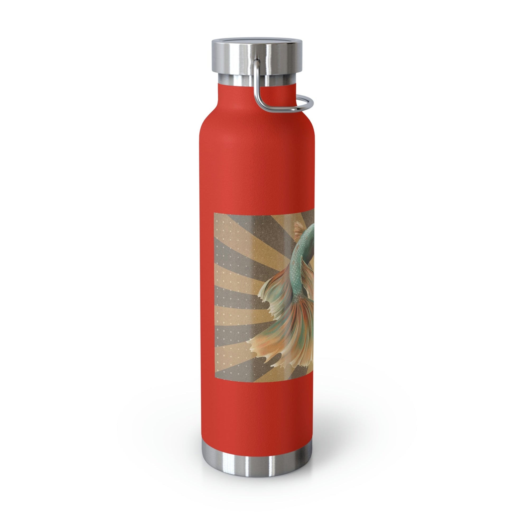 Siamese Fighting Fish | Copper Vacuum Insulated Bottle, 22oz