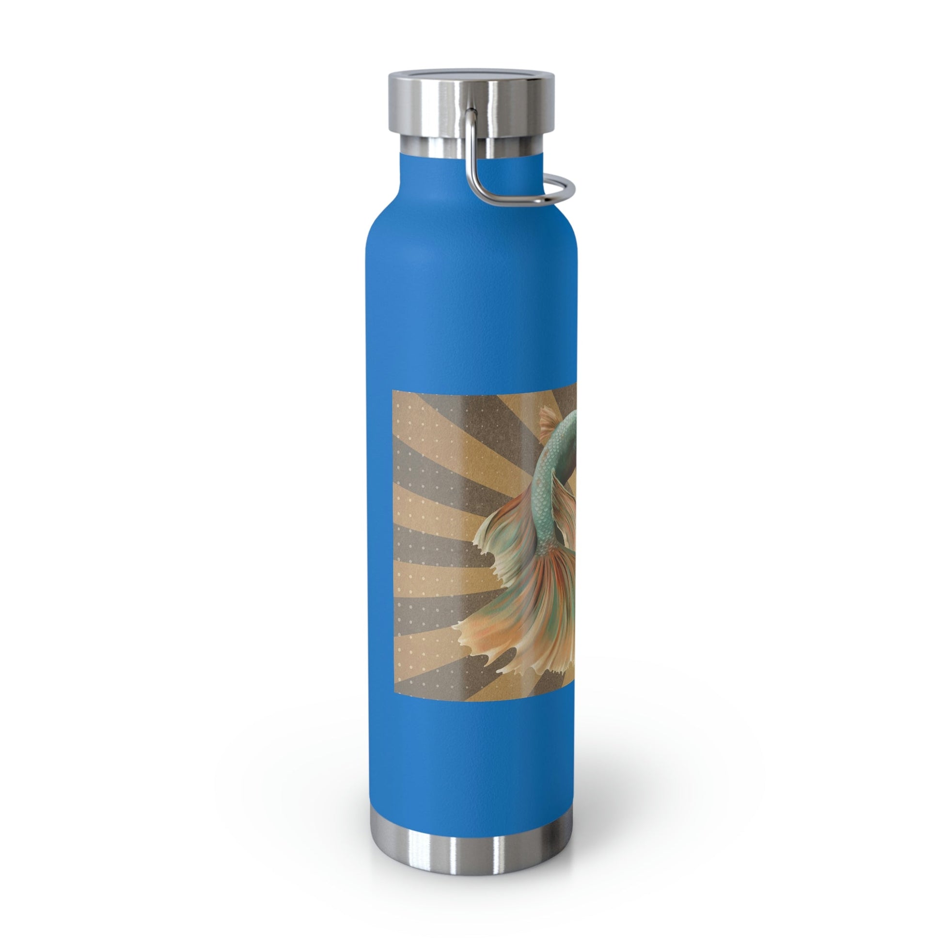 Siamese Fighting Fish | Copper Vacuum Insulated Bottle, 22oz