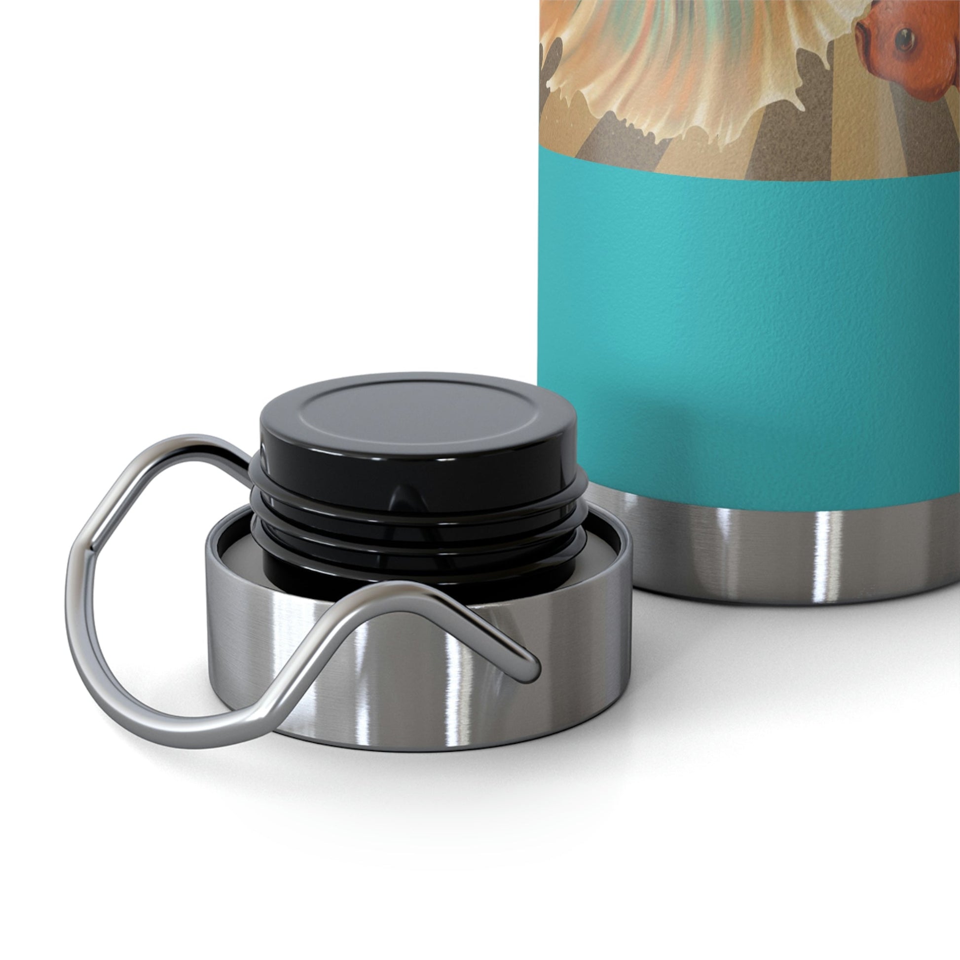 Siamese Fighting Fish | Copper Vacuum Insulated Bottle, 22oz