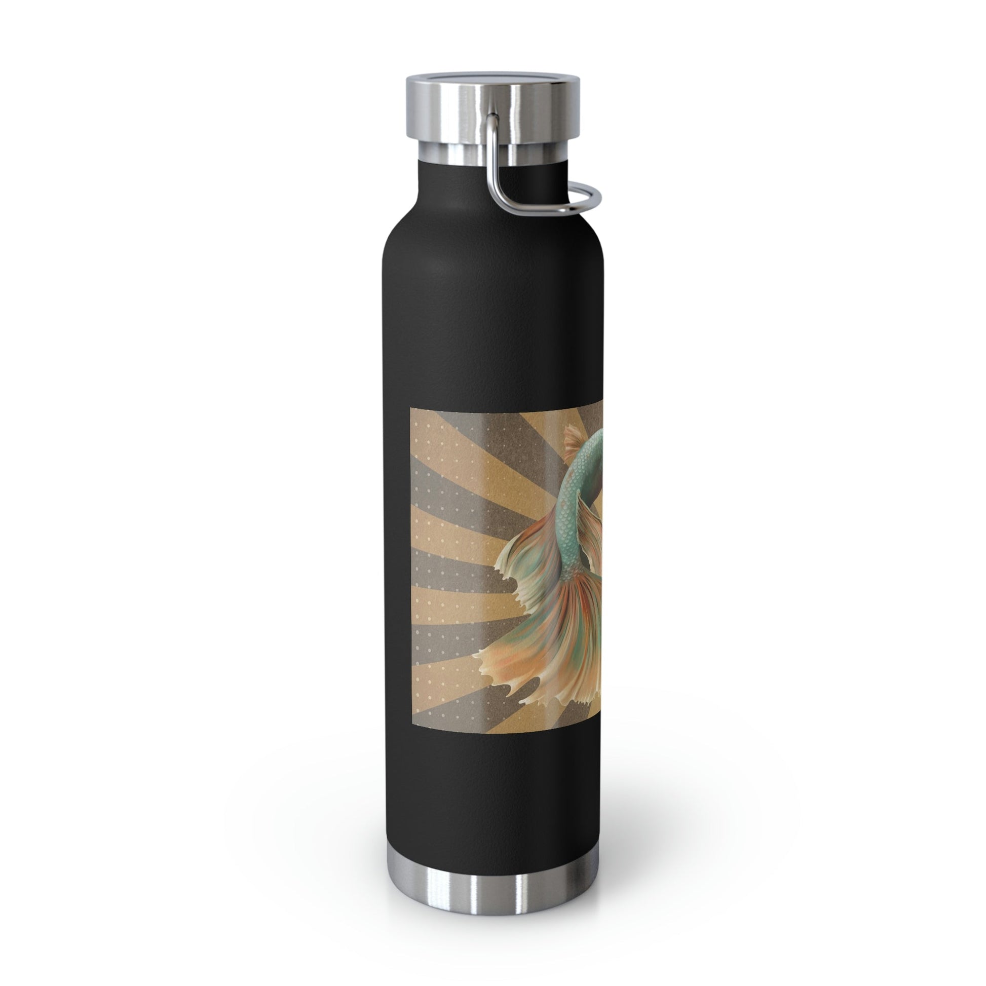 Siamese Fighting Fish | Copper Vacuum Insulated Bottle, 22oz
