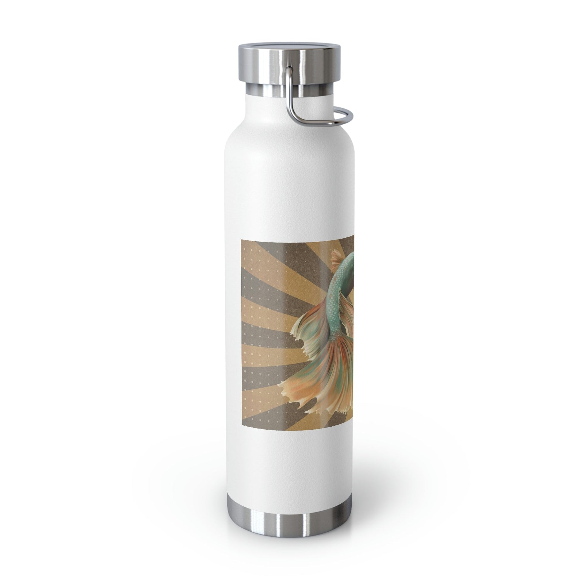 Siamese Fighting Fish | Copper Vacuum Insulated Bottle, 22oz