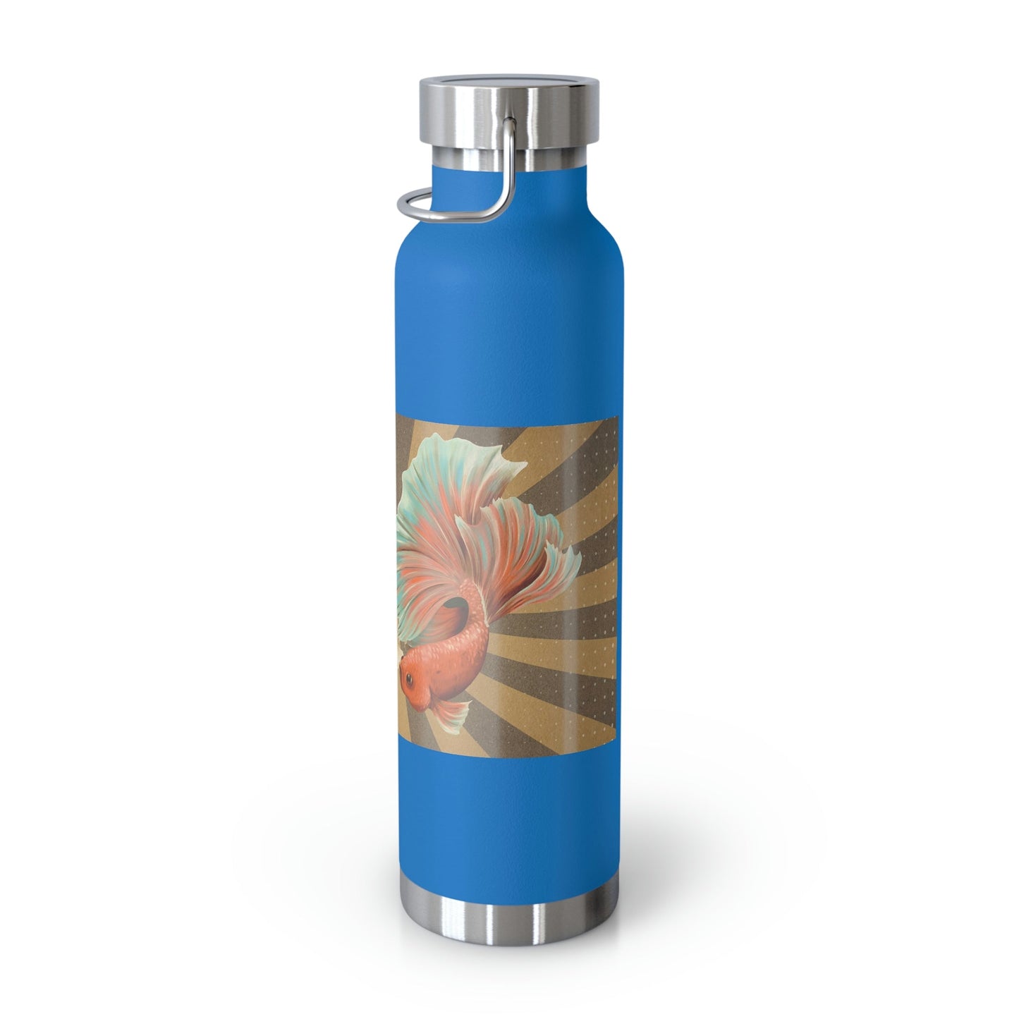 Siamese Fighting Fish | Copper Vacuum Insulated Bottle, 22oz