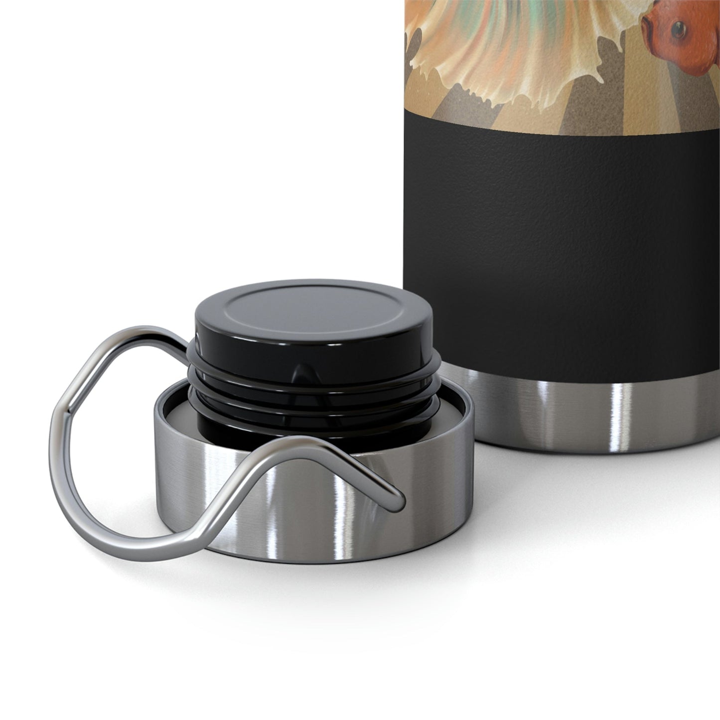 Siamese Fighting Fish | Copper Vacuum Insulated Bottle, 22oz