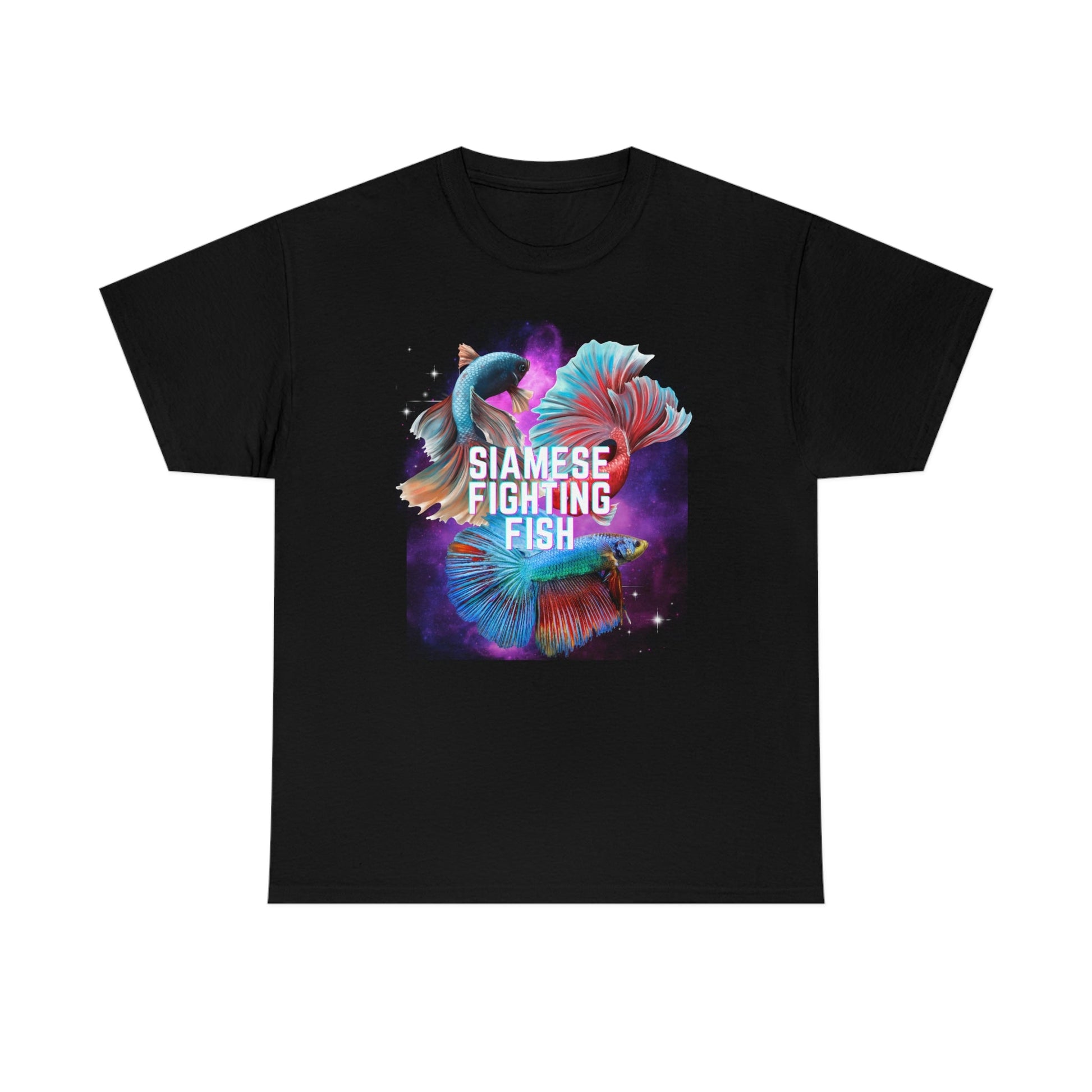 Siamese Fighting Fish Heavy Cotton T-Shirt