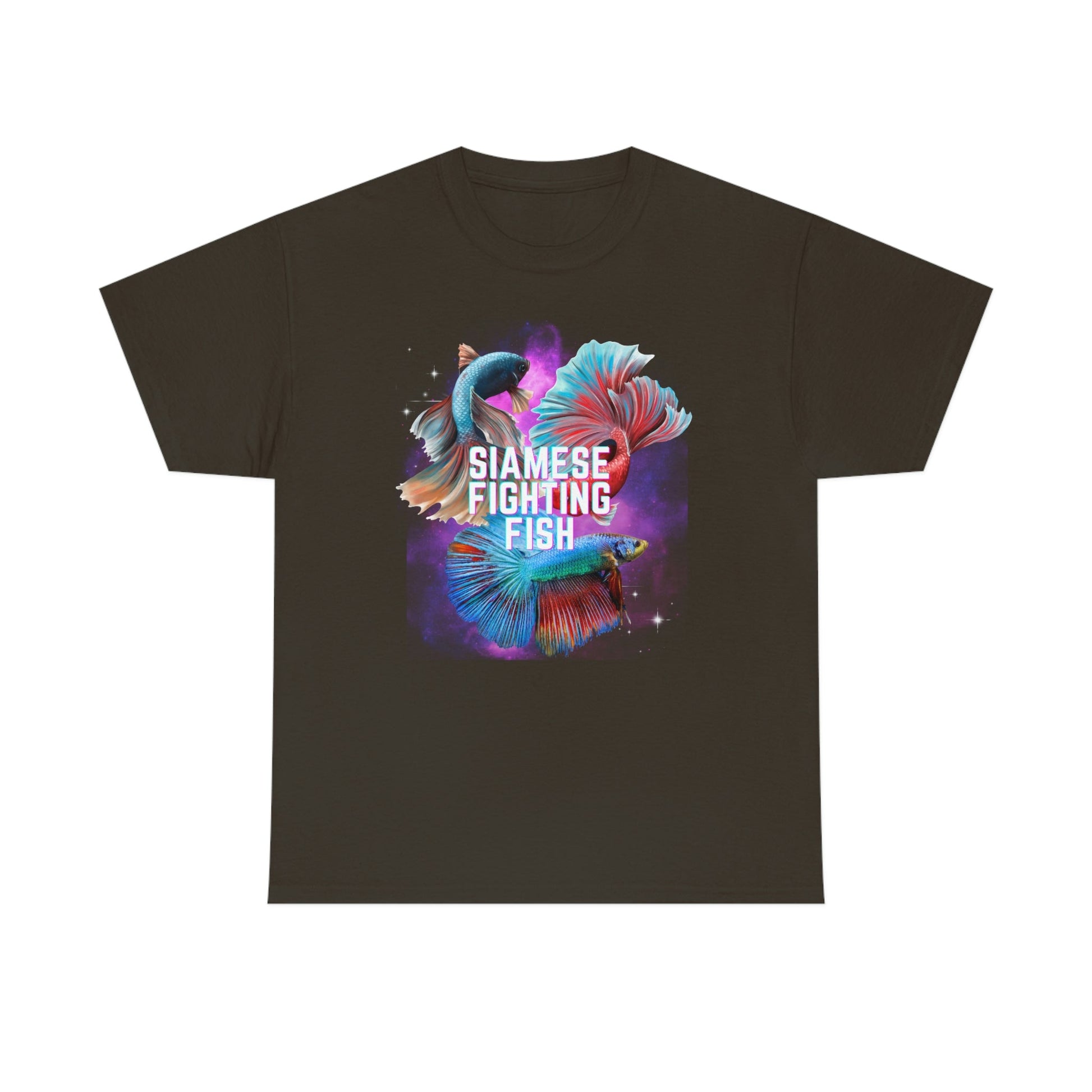 Siamese Fighting Fish Heavy Cotton T-Shirt