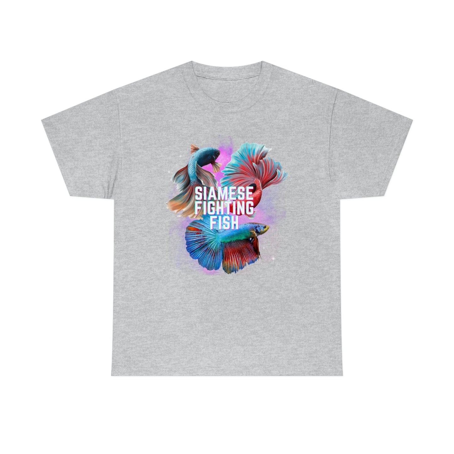 Siamese Fighting Fish II Heavy Cotton T-Shirt